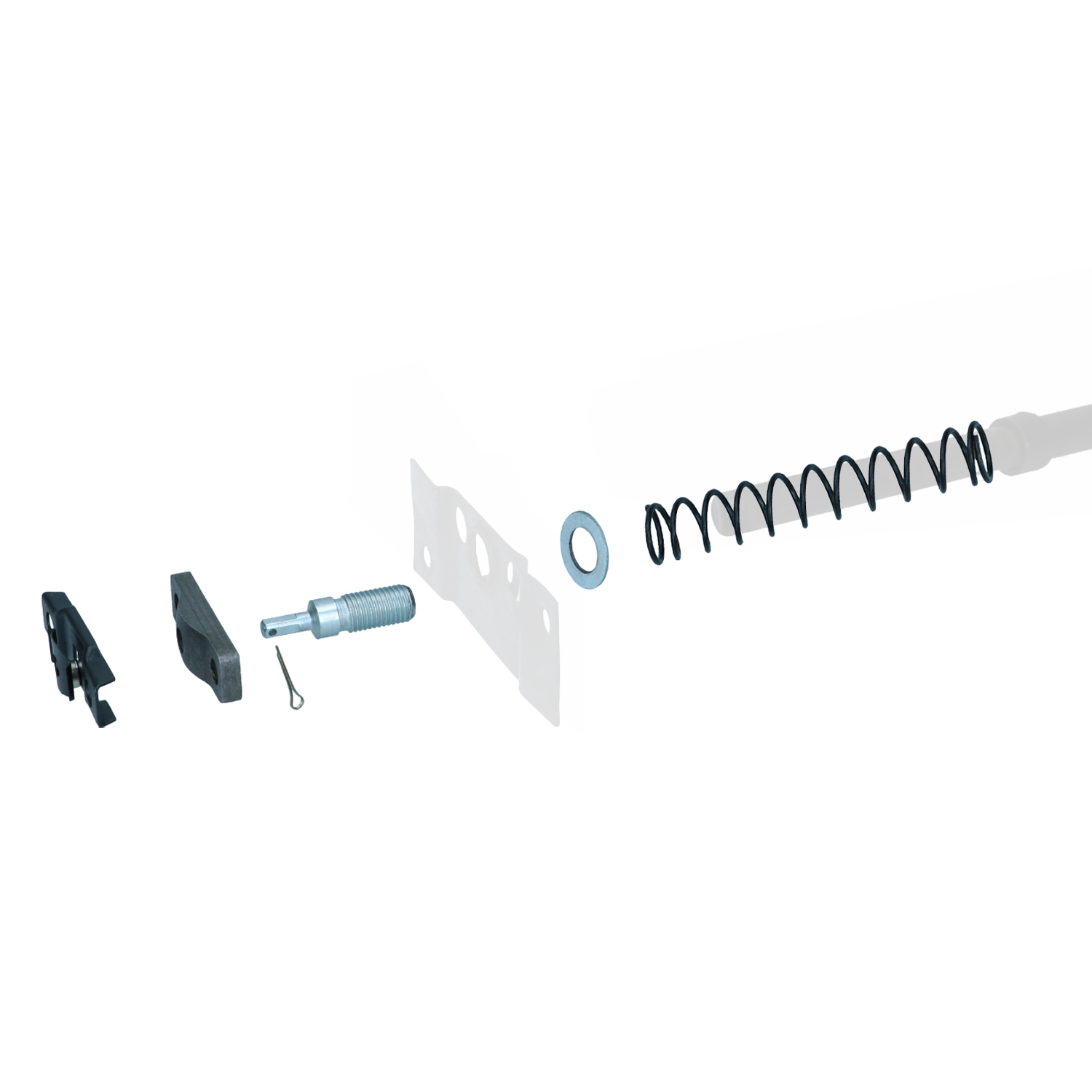 Mounting kit Handbrake cables 111 721 199+113 711 369+375+381+385/A+387+N125221