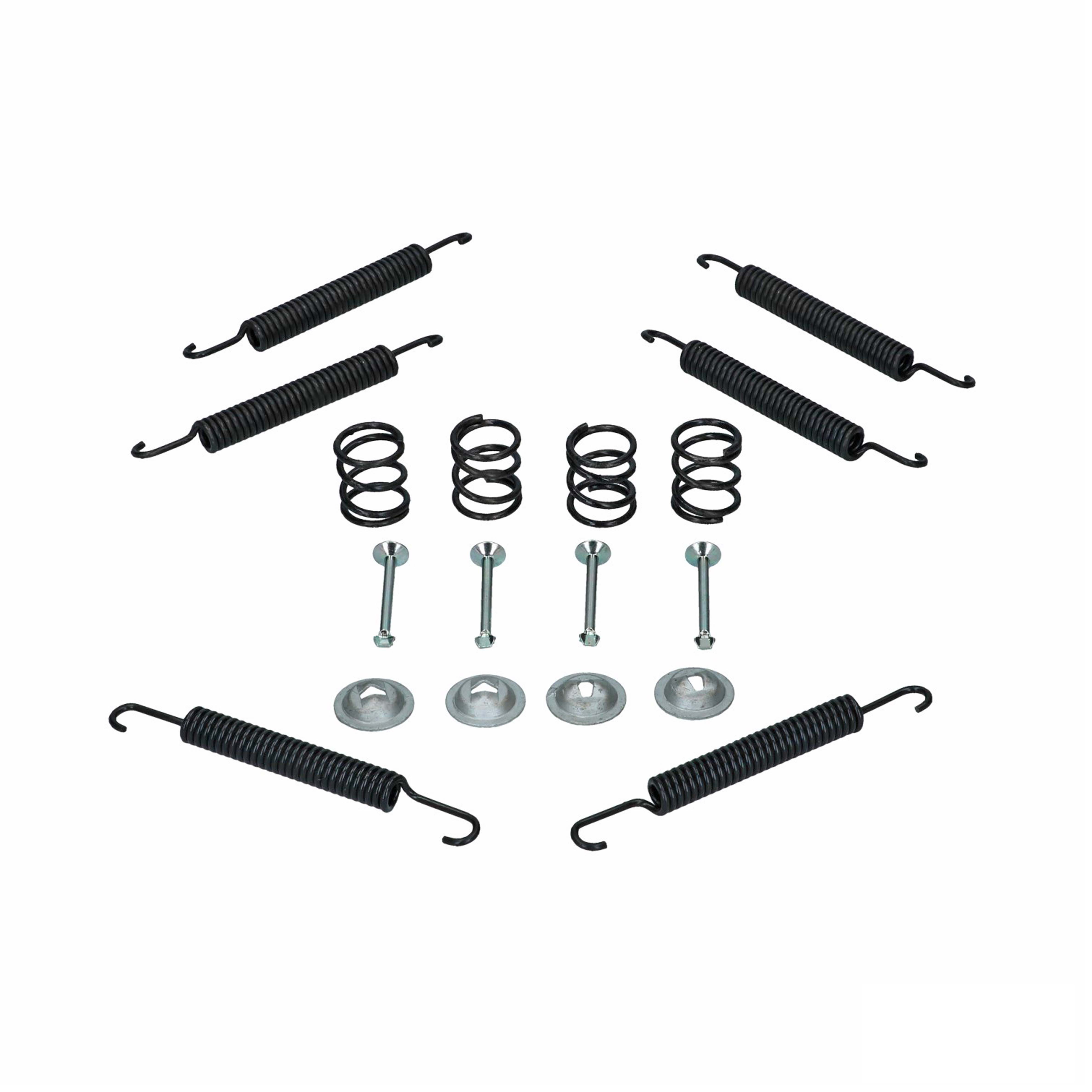 Jogo de molas do travão, Carocha, dianteira -11/57 + traseira 11/53-10/57 113 609 301 x2 + 113 609 309/283/289/279 x4