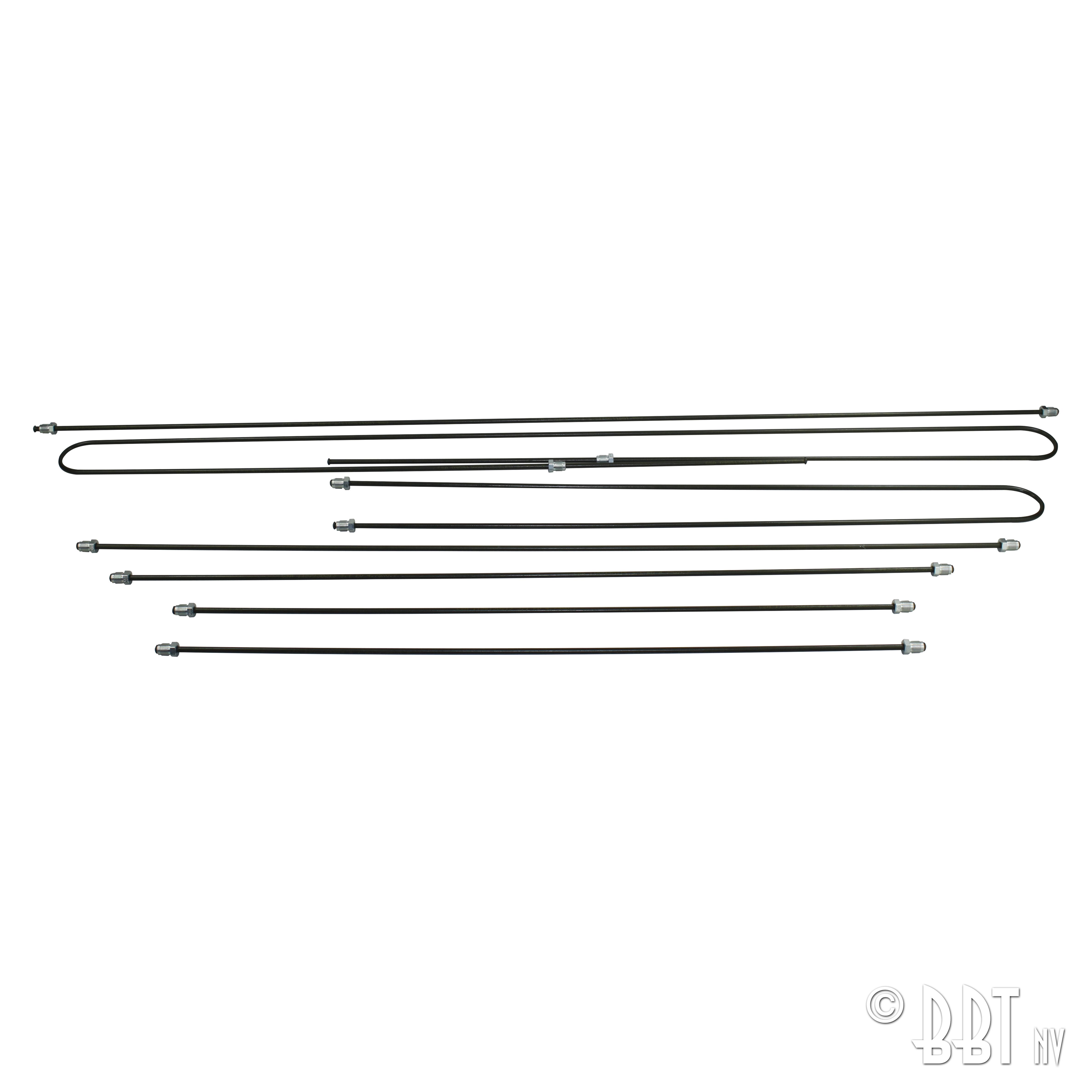 Jogo de tubos metálicos de travão, original 