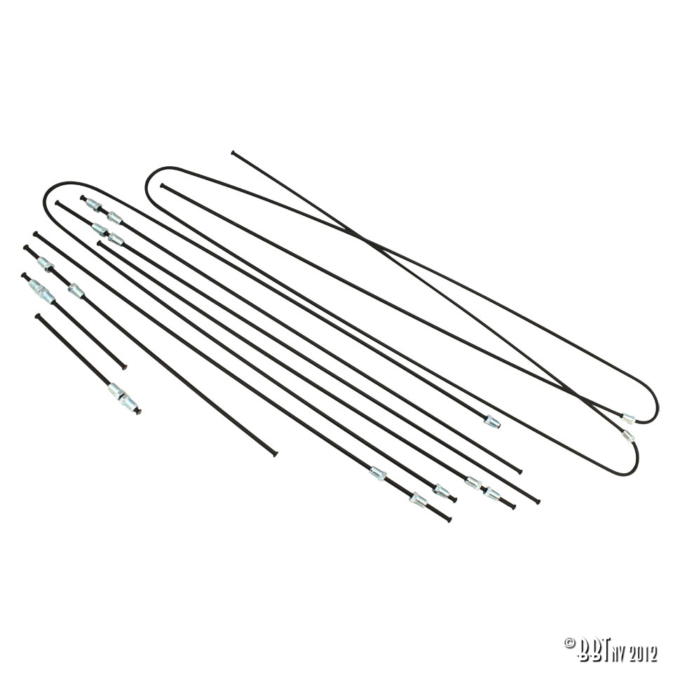 Jogo de tubos metálicos de travão 