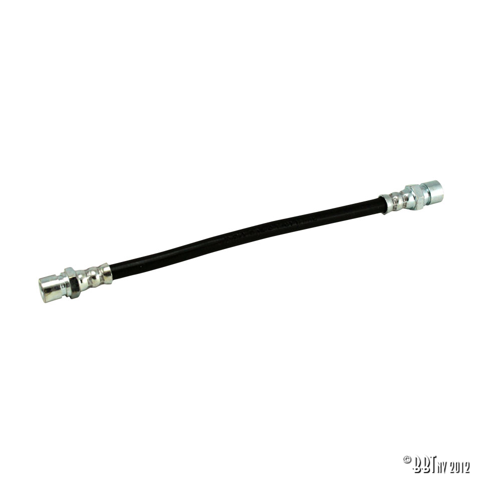 Tubo do travão, traseira, para o eixo de estabilização - Carocha/Karmann Ghia, Tipo 3/181, Carrinha -07/67, Carrinha, direita 08/67-07/79, Tipo 3 direita, “IRS” 113 611 775 / 211 611 775B