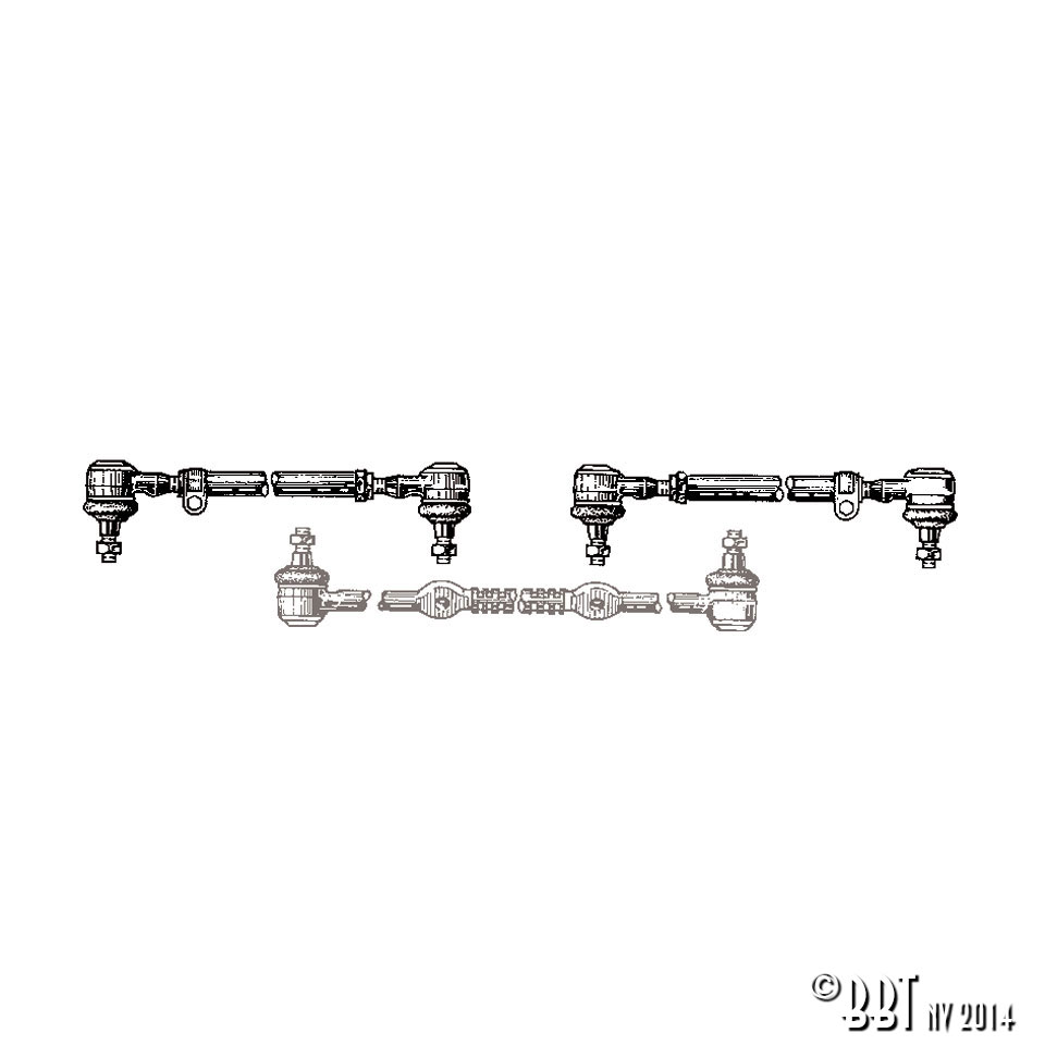 Tie rod, left, right, each 133 415 801