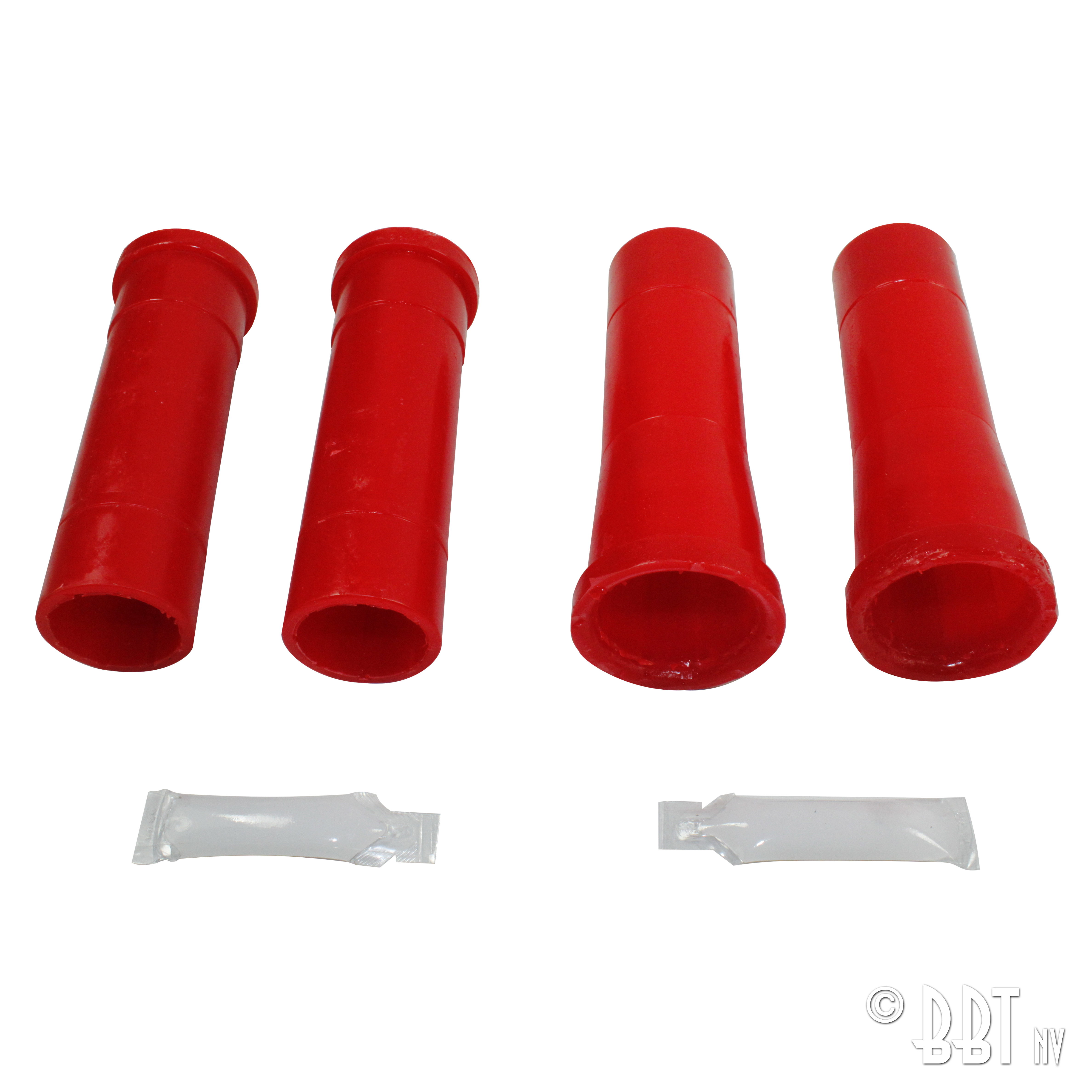 Buchas de uretano, interiores e exteriores, para rótula de suspensão 