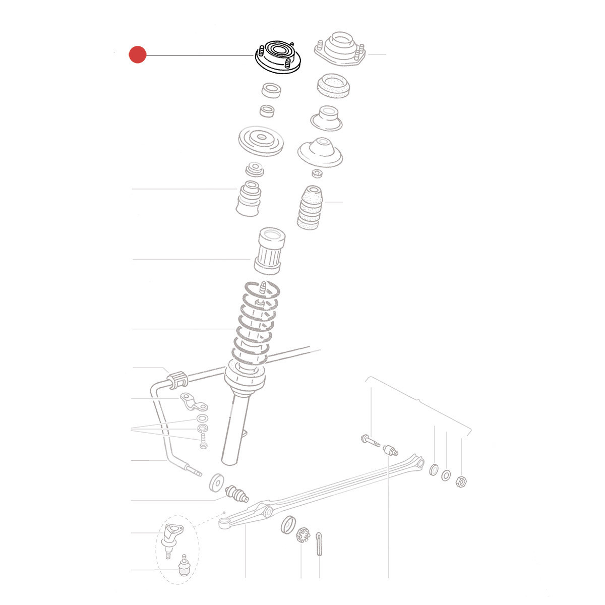 Toplager 113 412 329B