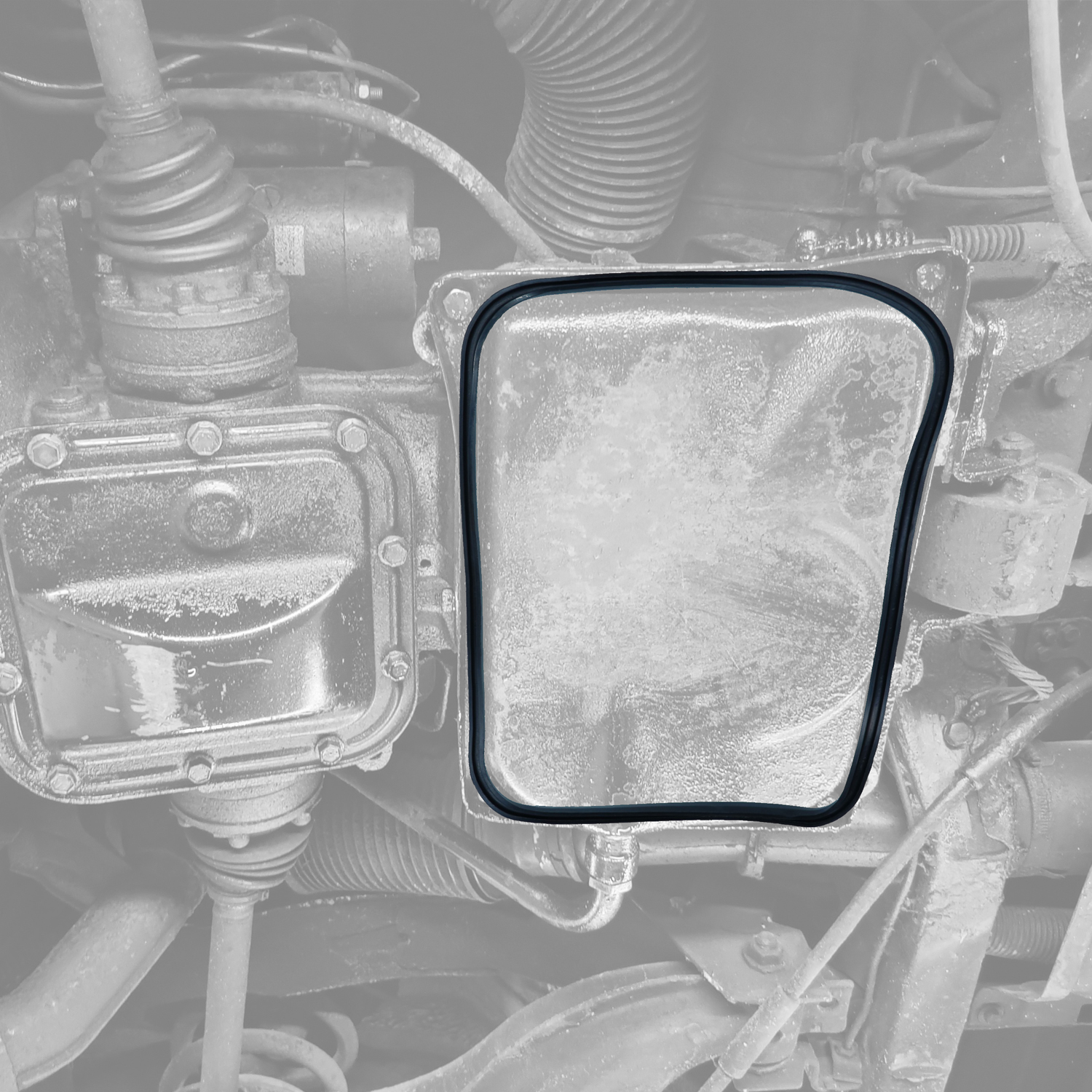 Gasket oilsump automatic 010 321 371B