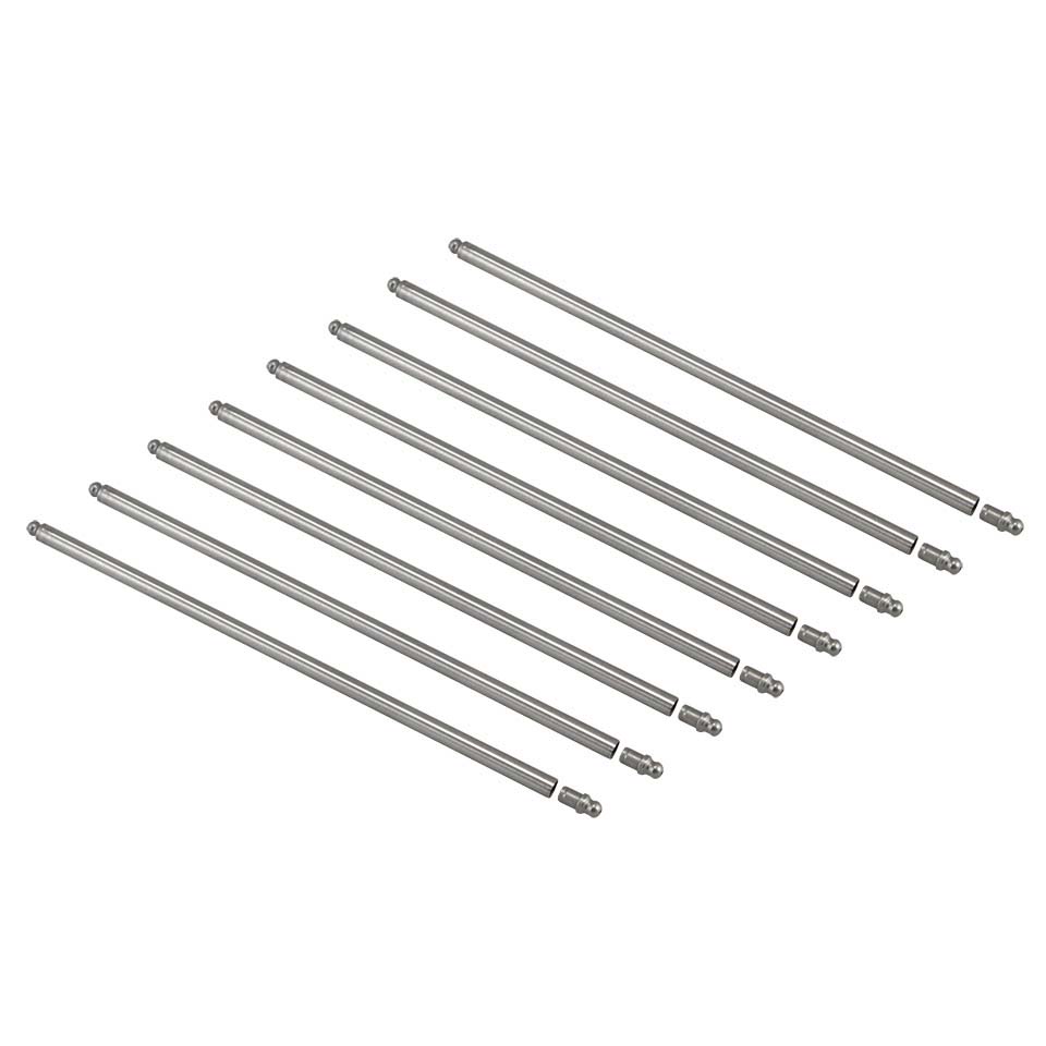 Pushrod set - blank end Chromoly, TQ, 8 pieces 