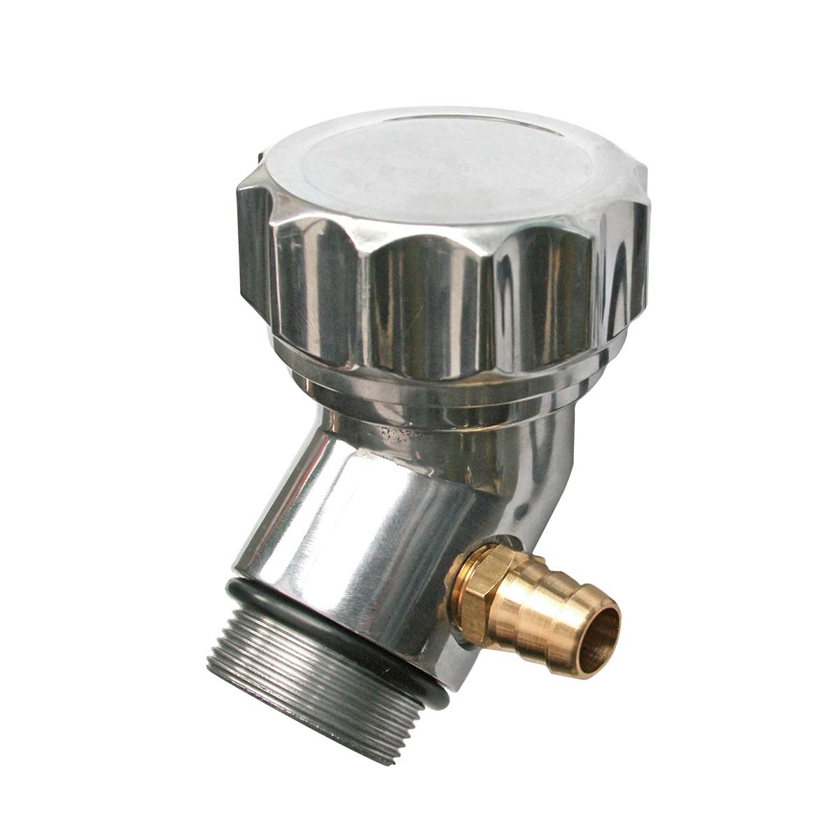 Vertical oil filler aluminium / billet cap 