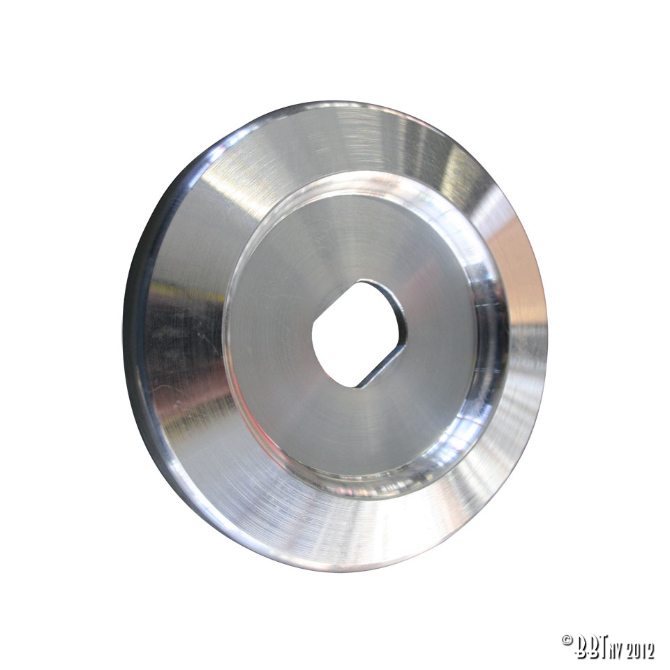 Pulley dynamo/alternator 12Volt (outside only) - aluminium 