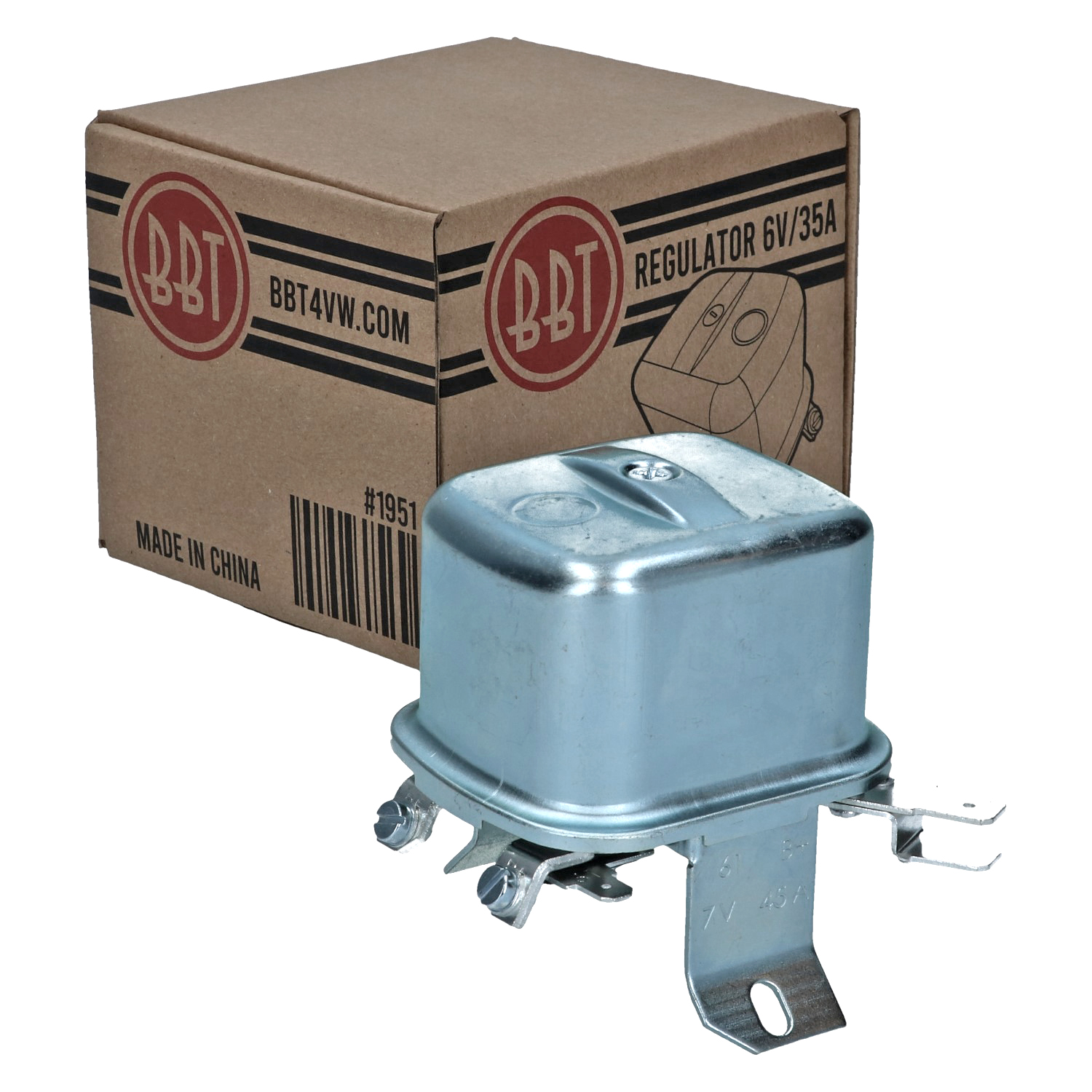 Régulateur 6V, 45AMontage sur la dynamo 111903801C, 113803801C/E/F