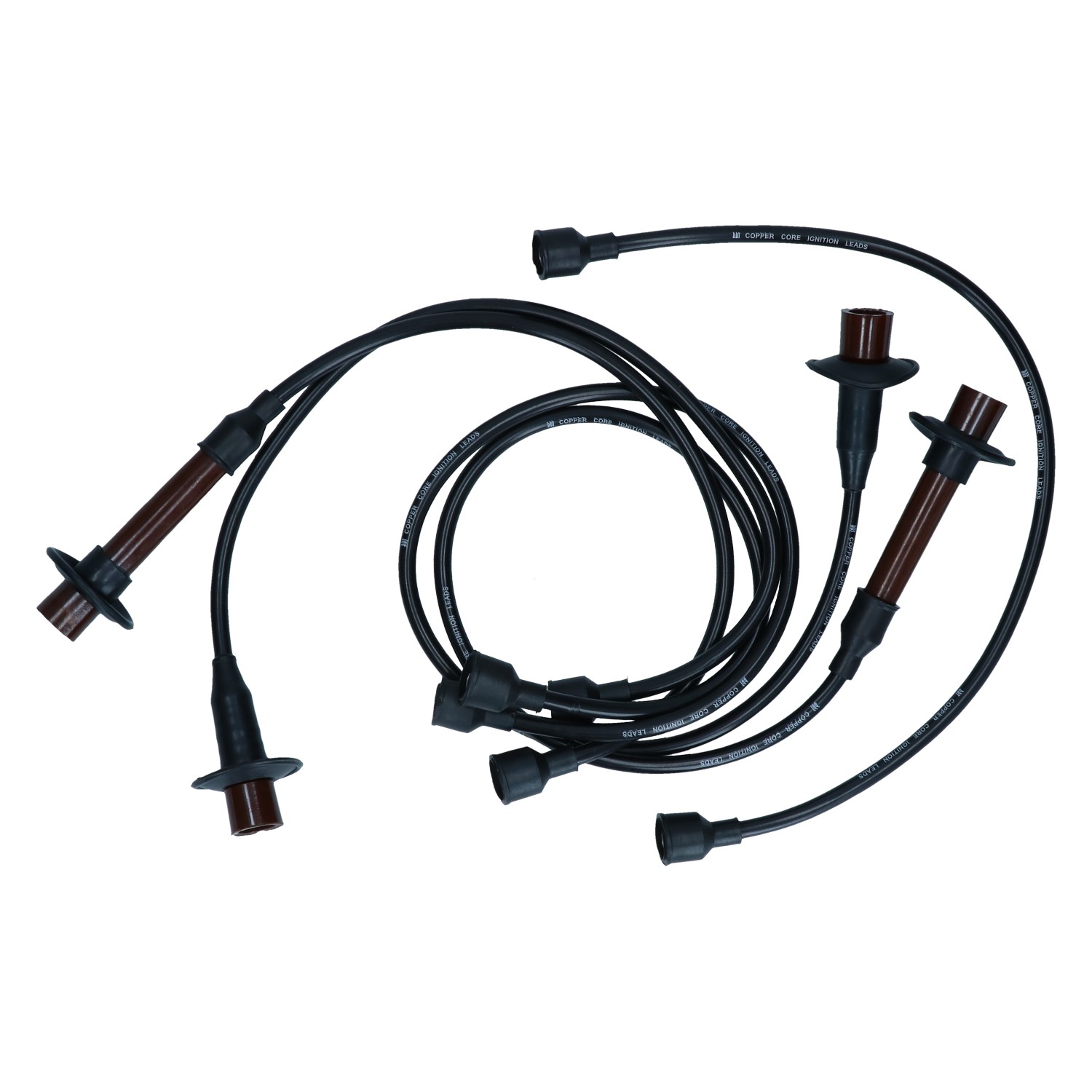 Conjunto de cabos de ignição, Tipo 4 - castanho 021 998 031A