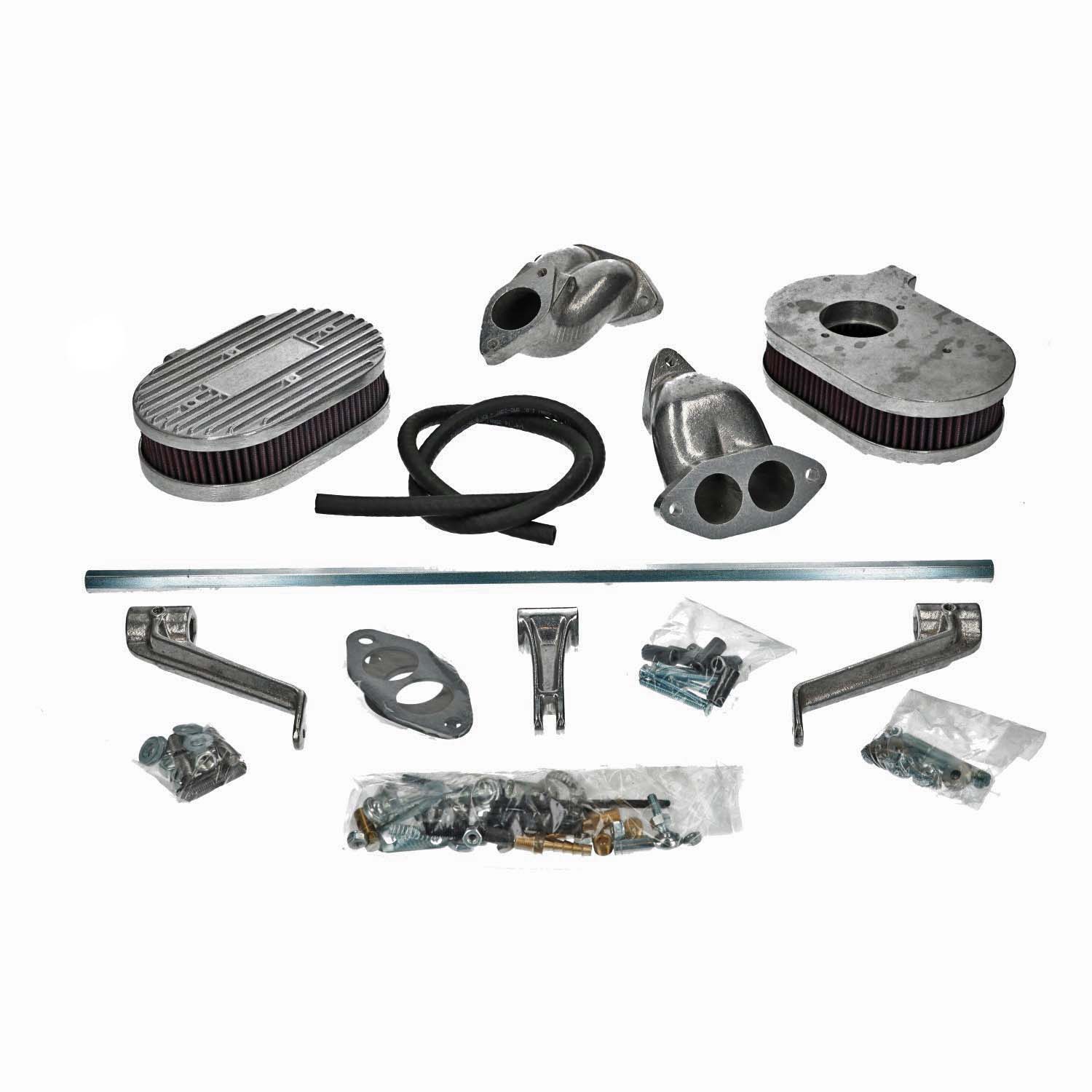 Manifold kit and linkage  'Weber' ICT carburettorsdual port 