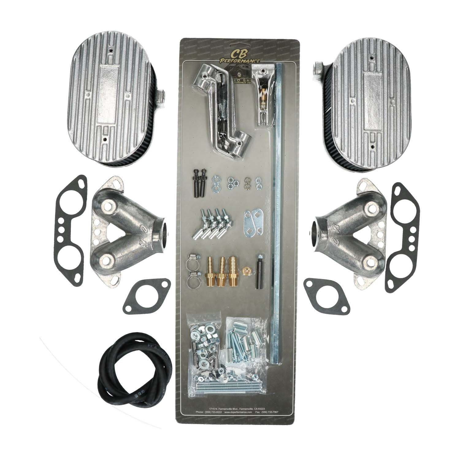 Saugrohre und Gasgestänge für 'Weber' ICT Vergaser 