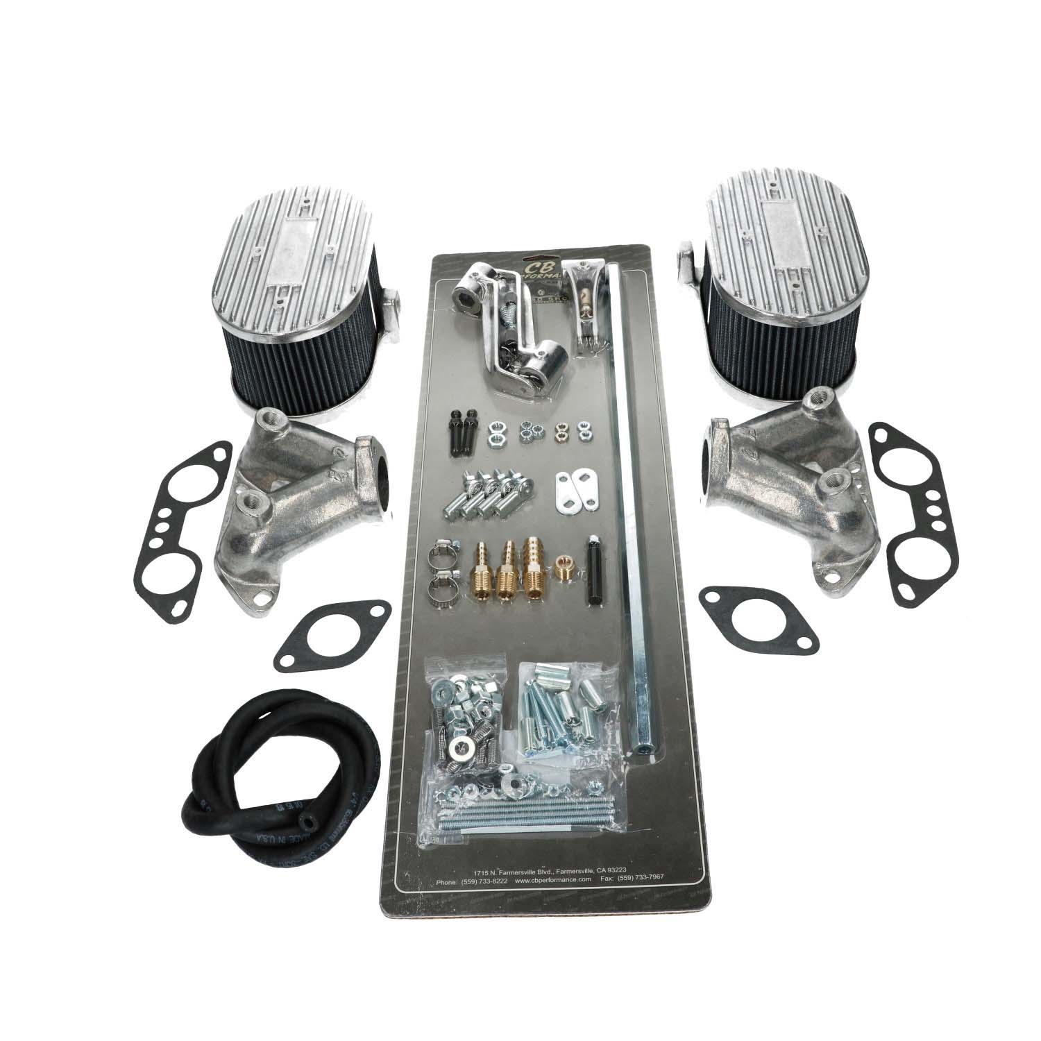 Saugrohre und Gasgestänge für 'Weber' ICT Vergaser 