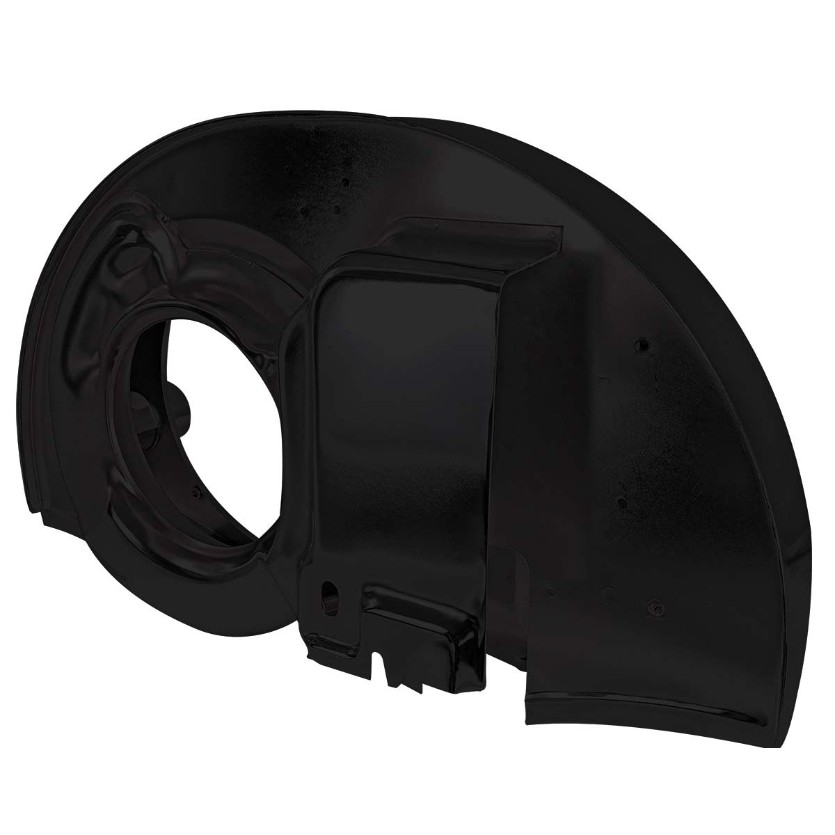 Fan shroud with ducts, with doghouseblack 