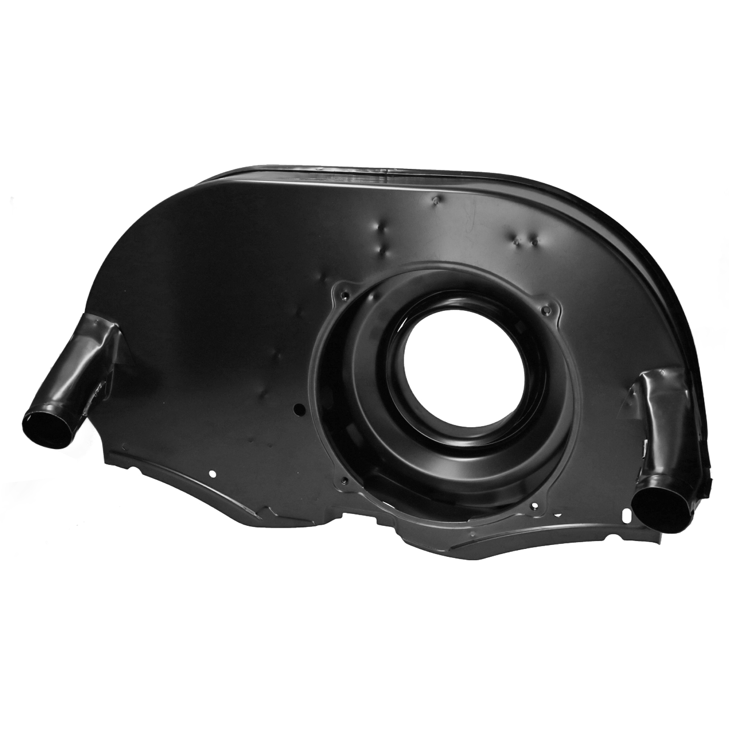 Fan shroud 'OE-style'for Type4 oilcooler, with ducts (Black) 