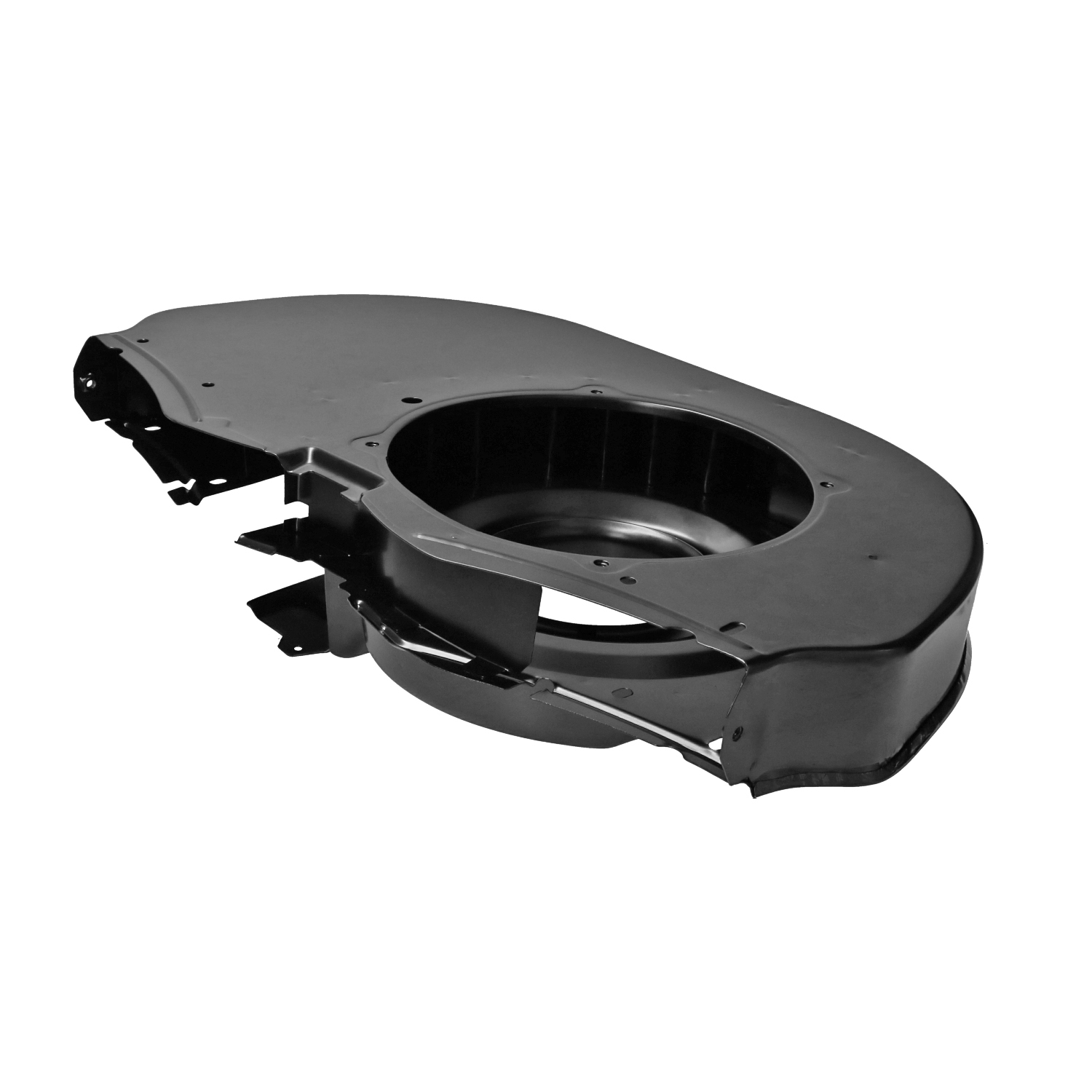 Fan shroud  'OE-style'for Type4 oilcooler, without ducts (Black) 