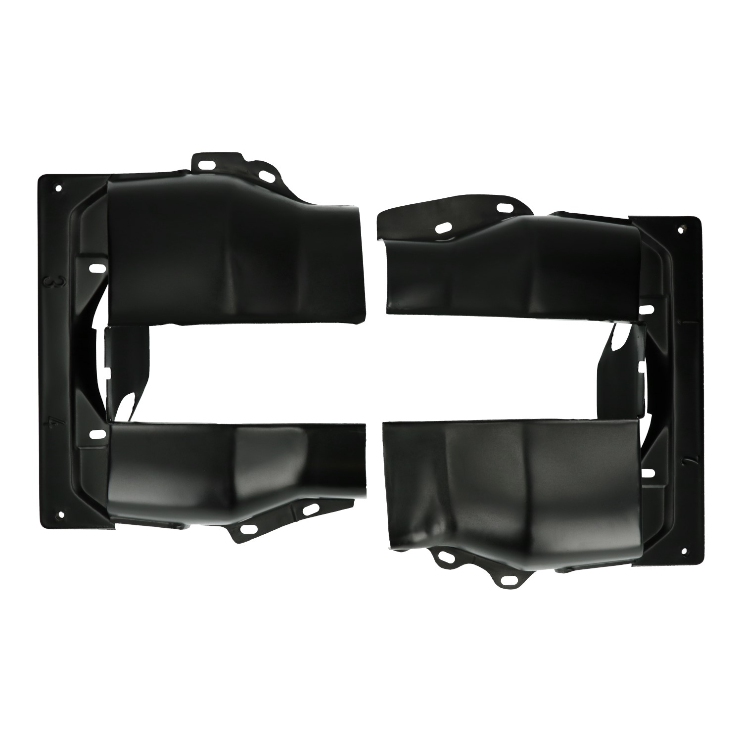 Cylinder cover, dual port, black 