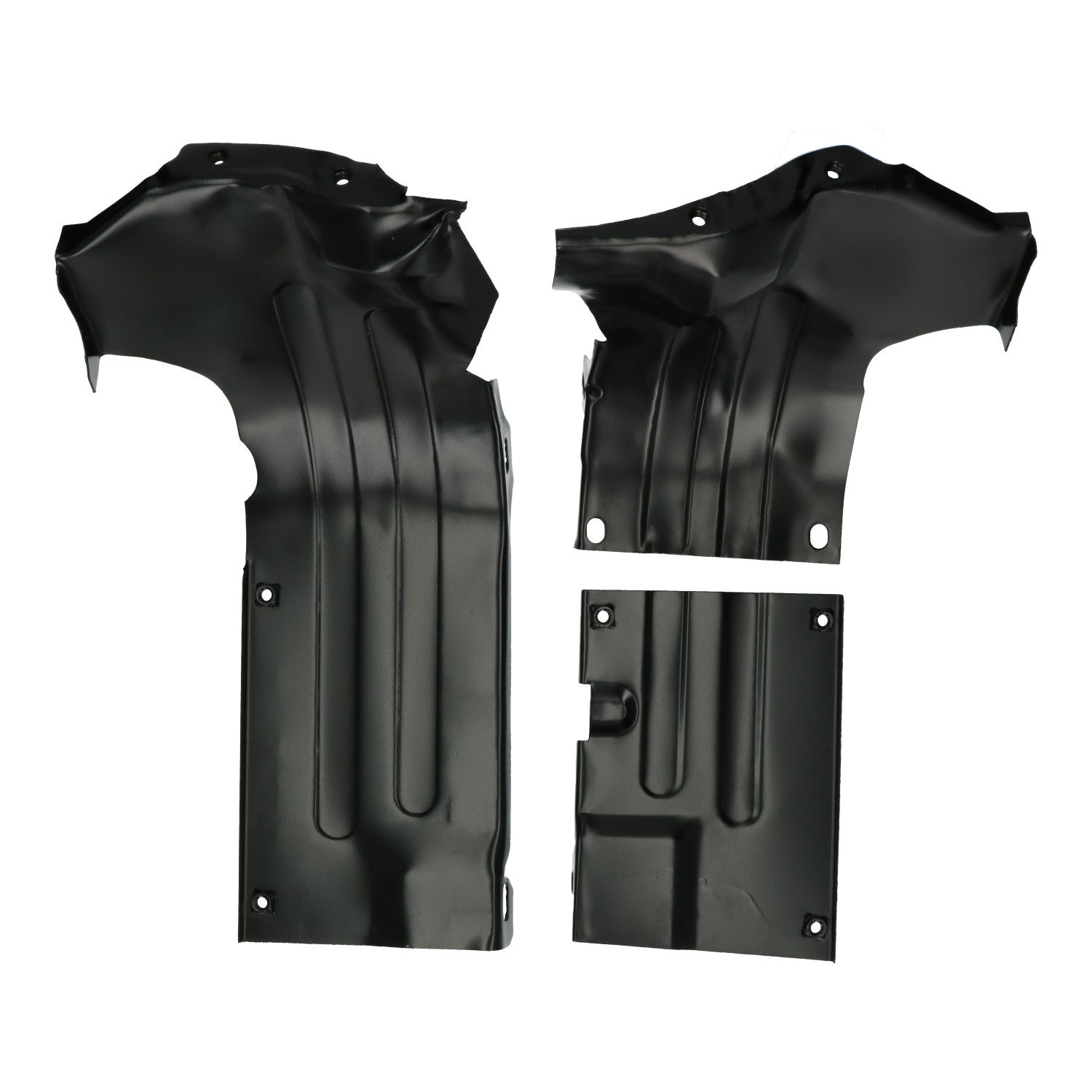 Chapas de proteção de calor, preta 