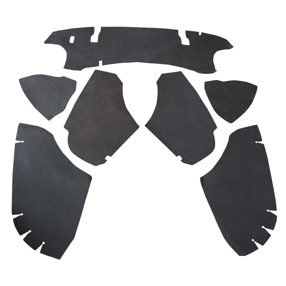 Firewall insolation kit- Karmann Ghia (7 pieces) original model 