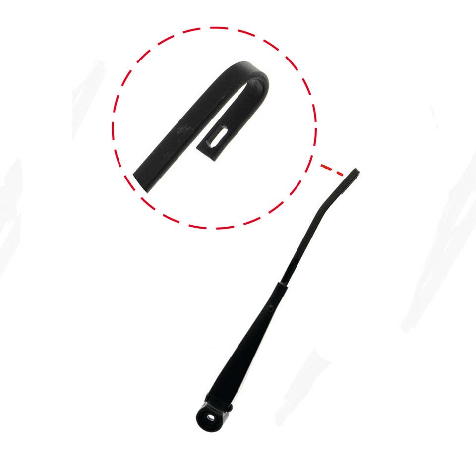 Wiper arm, black, each, right 111 955 408H