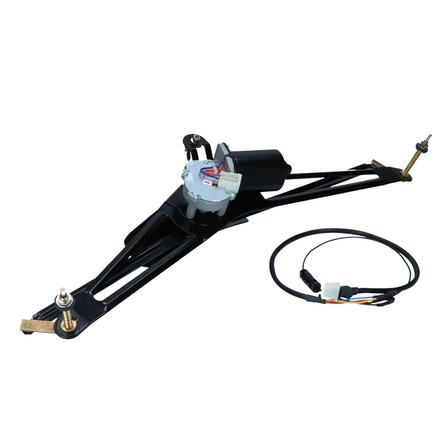 Mecanismo do motor do limpa para-brisas, 12V, completo 