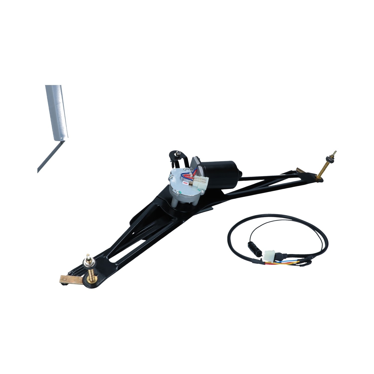 Mecanismo do motor do limpa para-brisas, 12V, completo 