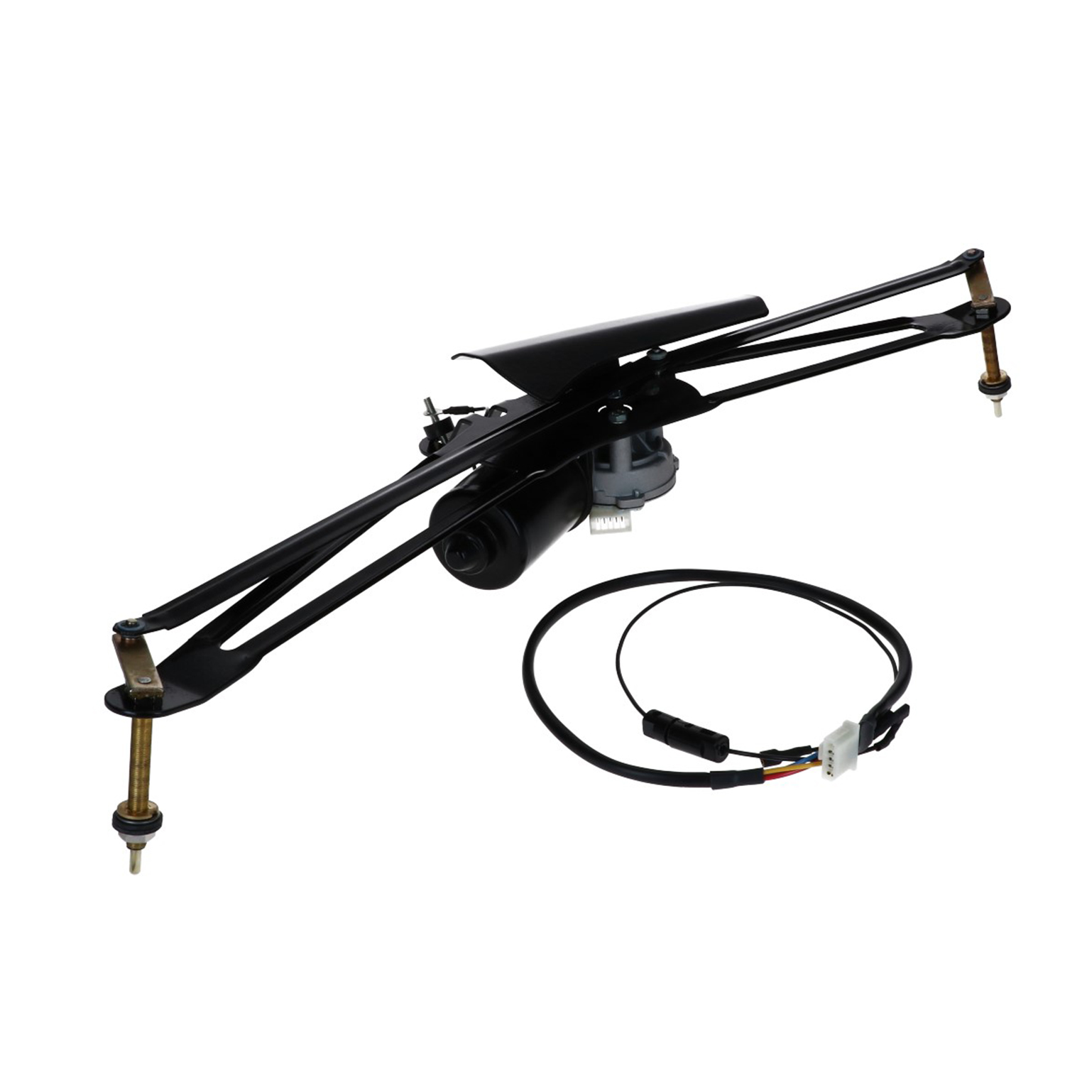 Mecanismo do motor do limpa para-brisas, 12V, completo 