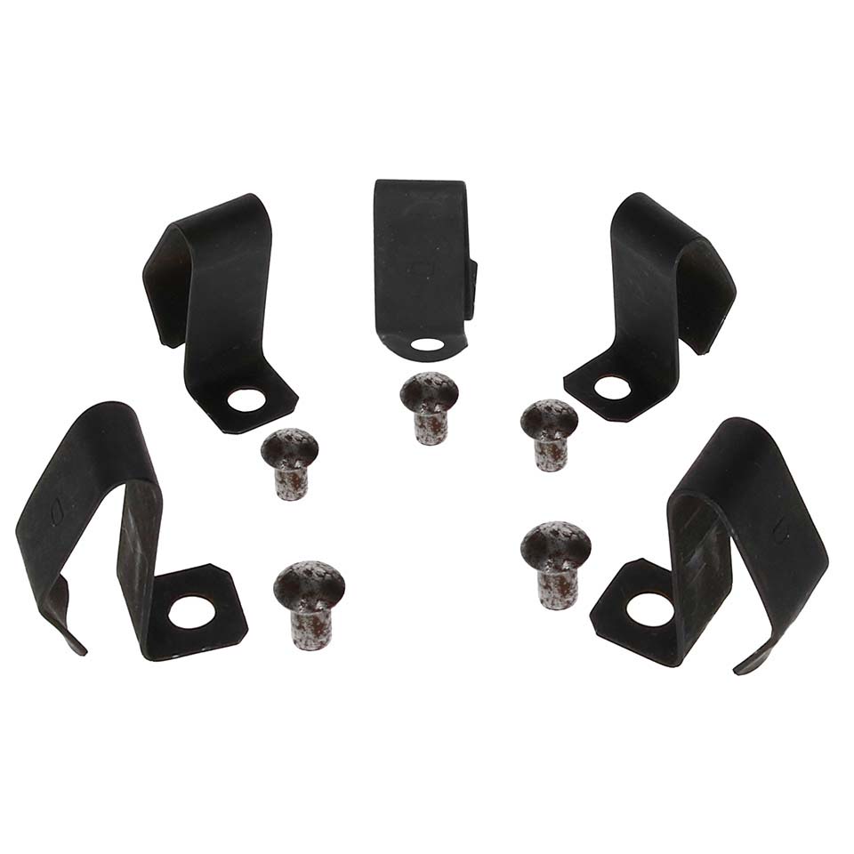 Kit clips & rivets jante 5-trous (5 pcs) 111601131 (x5) + N0134071 (x5)