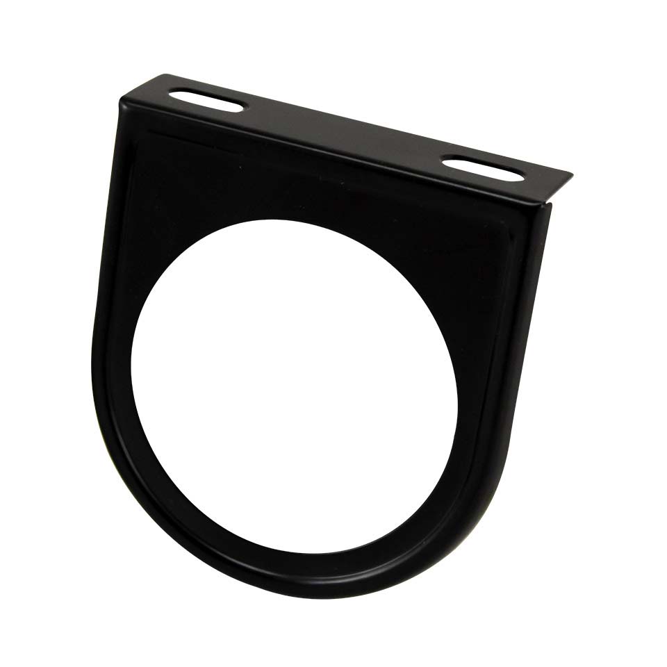 Suporte de montagem de manómetro, 1 orifício, 52 mm, preto 