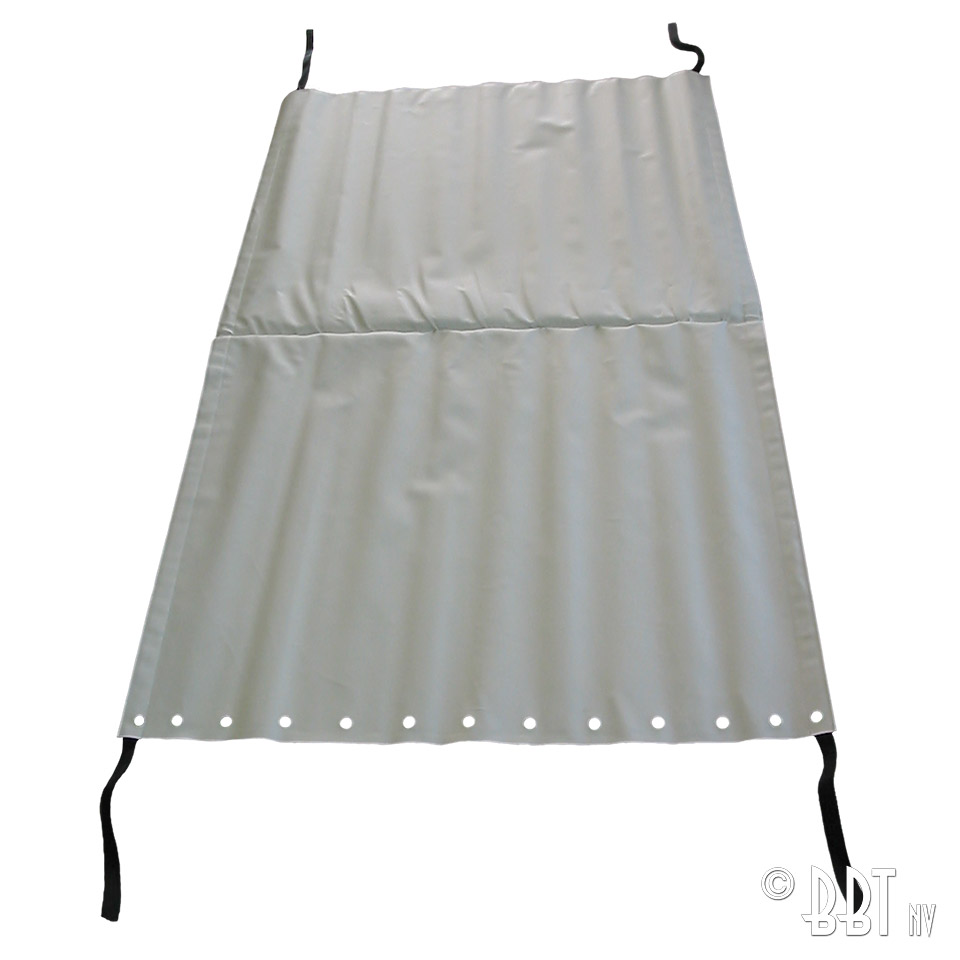 Sunroof top - Bus 08/56-07/67 white vinyl 