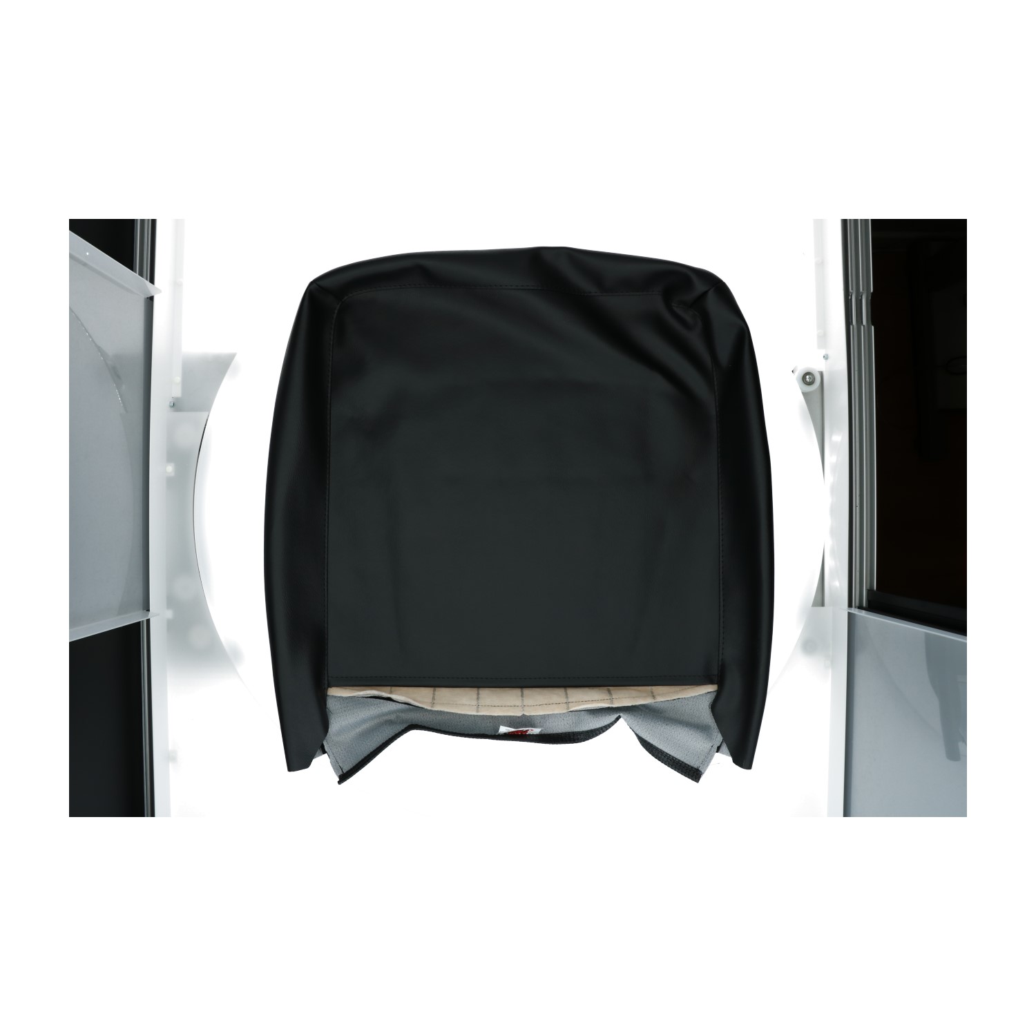 Sitzbezüge satz vorne, schwarz - 1/3 2/3Basket weave (vertikale Nähte) 