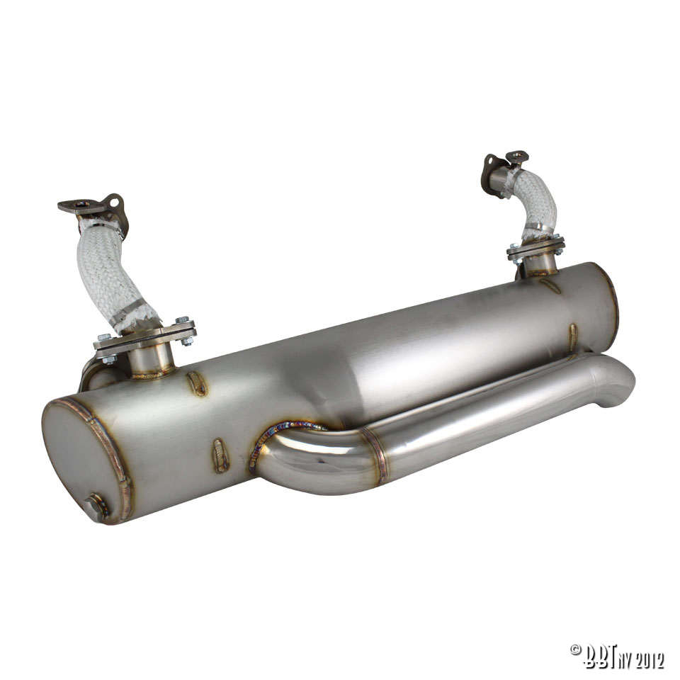 Exhaust 'lowered', hidden tailpipe(with pre-heat risers) 155-207-05200