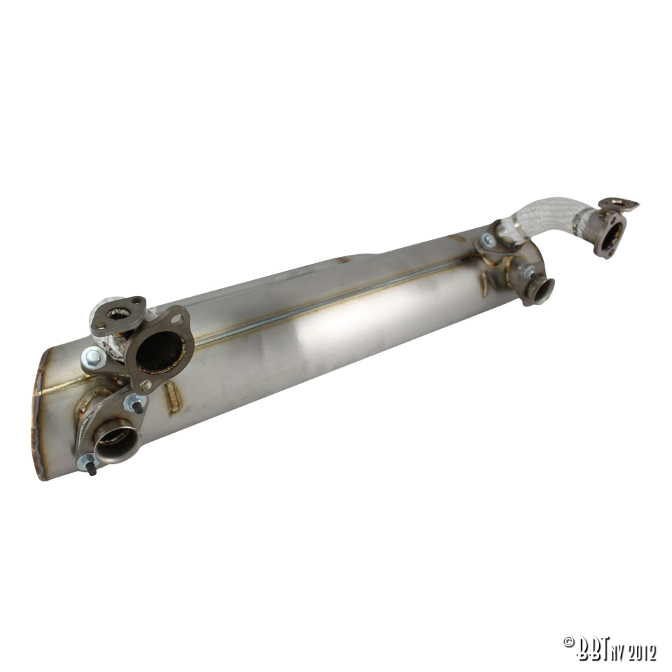 Exhaust 'lowered', hidden tailpipe(with pre-heat risers) 155-207-05200