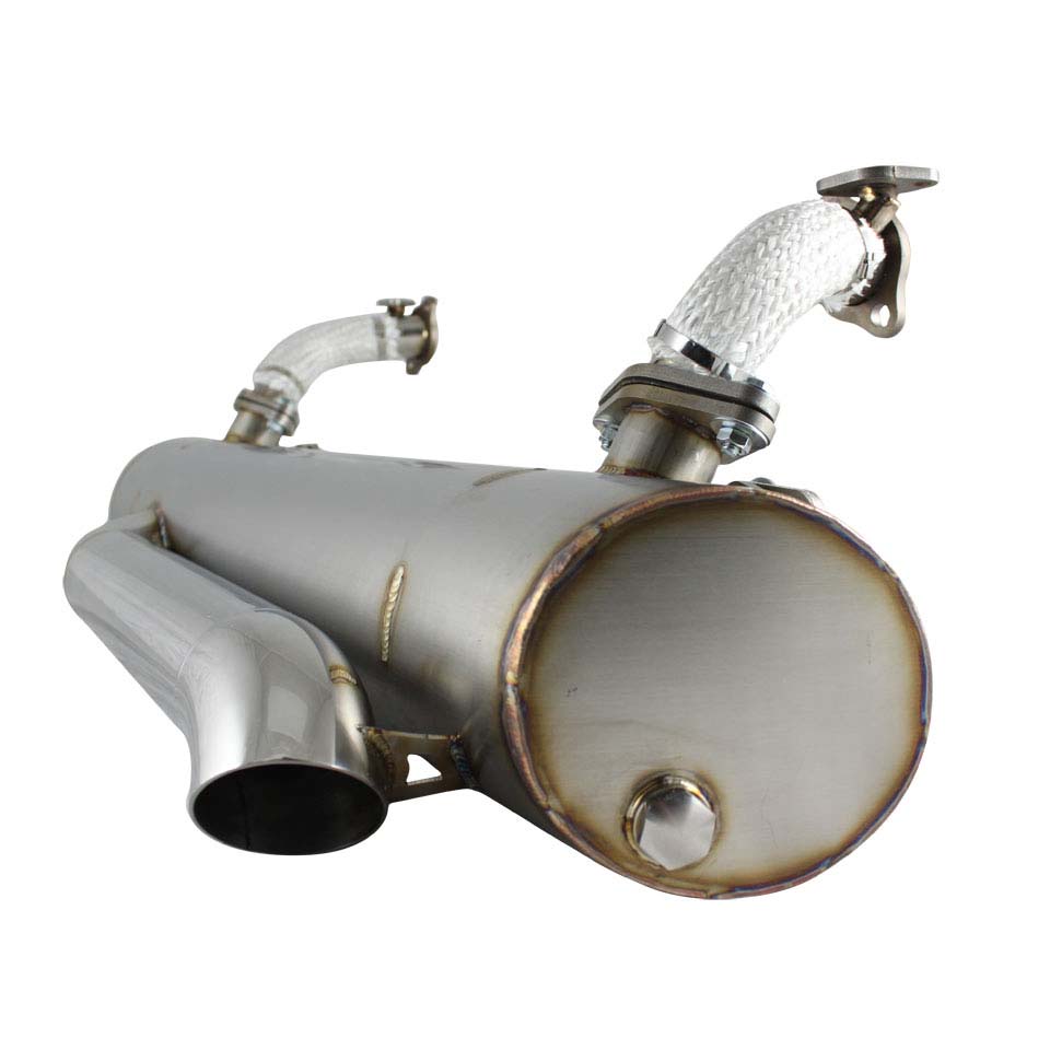 Exhaust 'lowered', hidden tailpipe(with pre-heat risers) 155-207-05200
