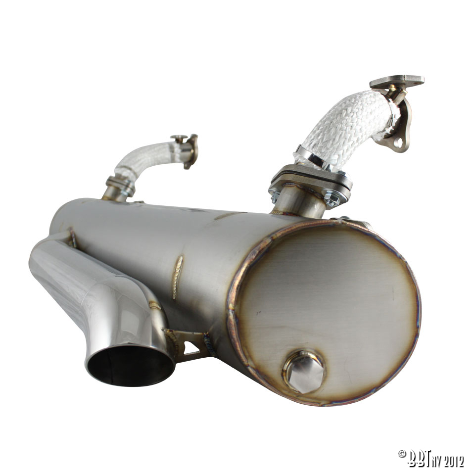 Exhaust 'lowered', hidden tailpipe(with pre-heat risers) 155-207-05200