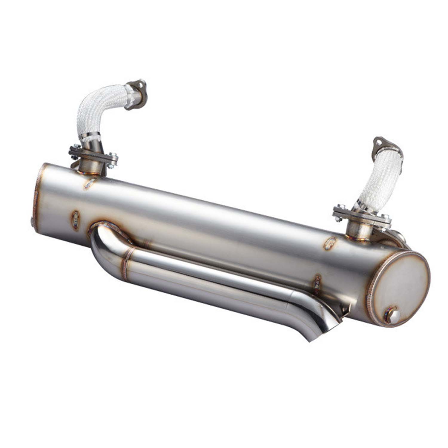 Exhaust 'Lowered', hidden tailpipe(without pre-heat risers) 155-207-05200