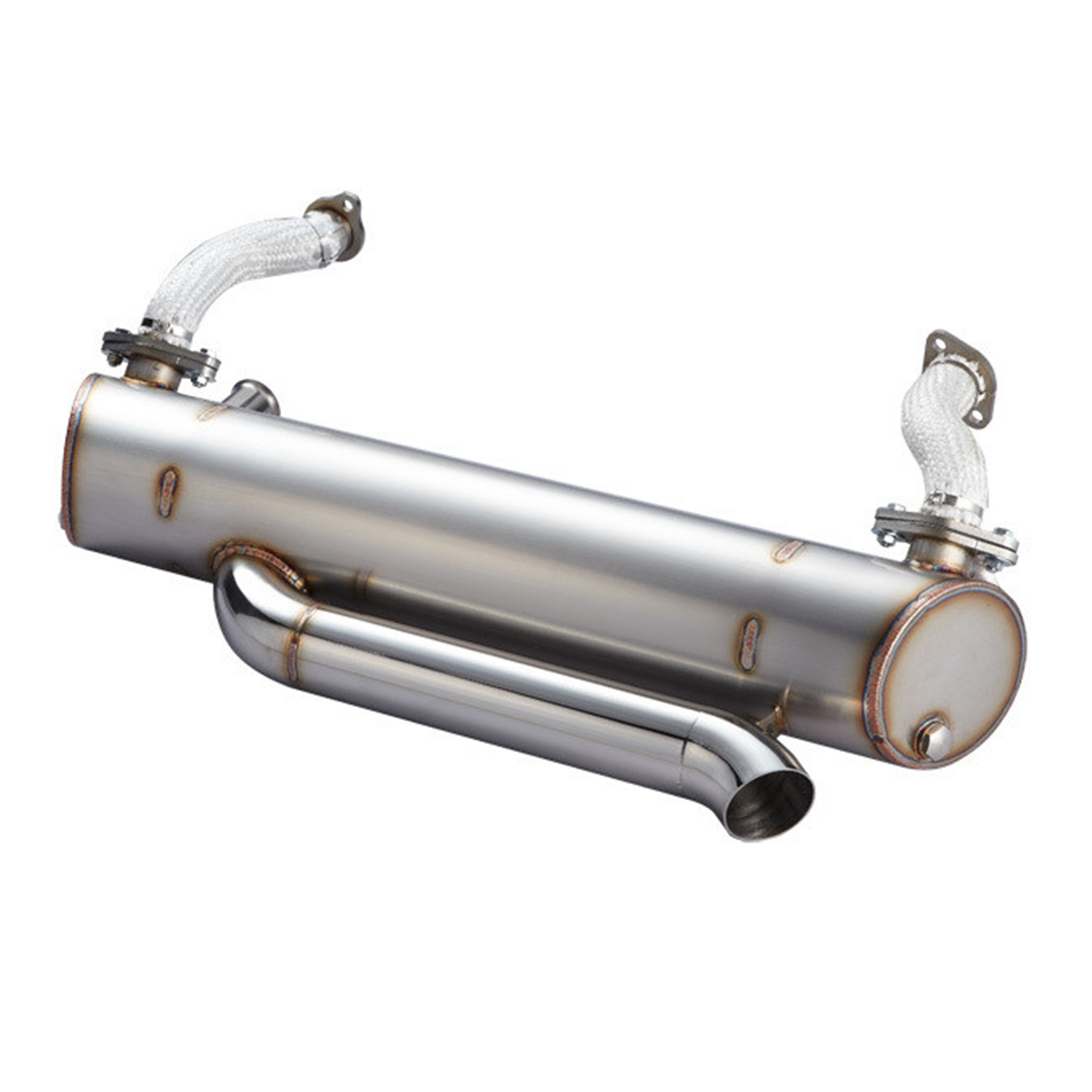 Exhaust 'Lowered', hidden tailpipe(with pre-heat risers) 155-210-05200