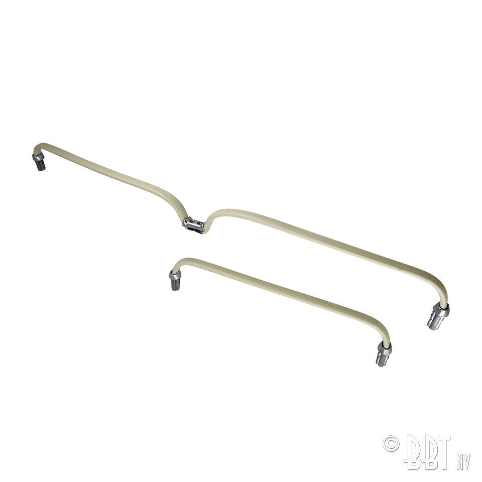 Poignée passager de banguette de milieu3-places (kit) Ivoire 221 883 807 + 221 883 809