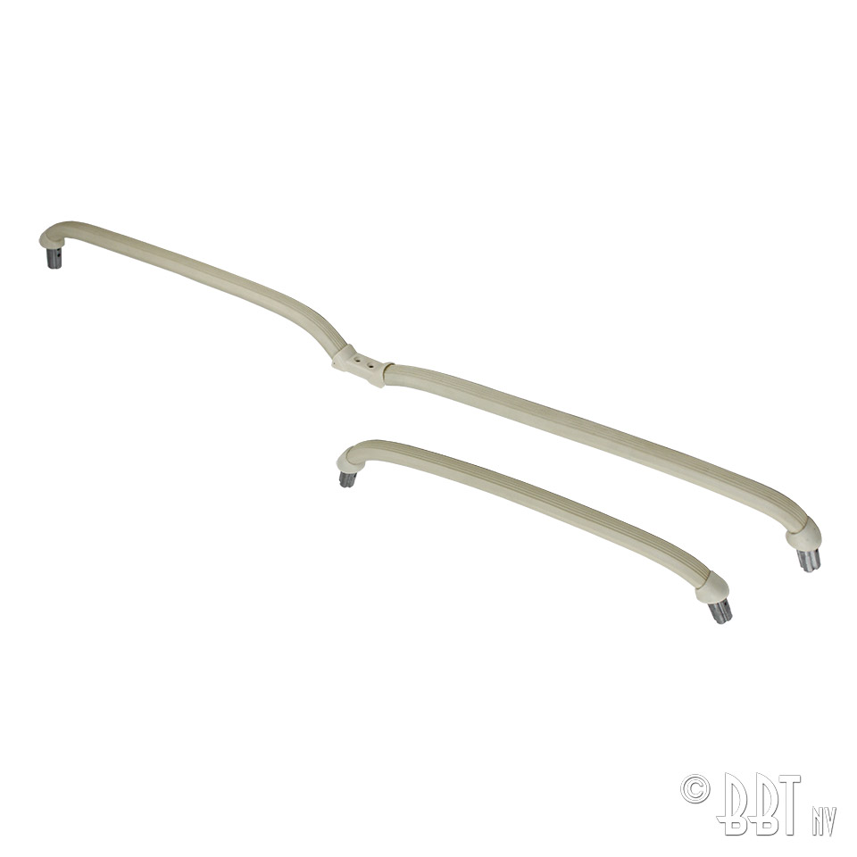 Poignée passager de banguette de milieu3-places (kit) Ivoir 281 883 807A 466 + 221 883 809A 466