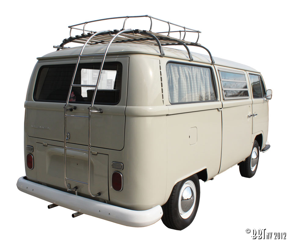 Echelle à l'arrière pour galerie de toit, inox 