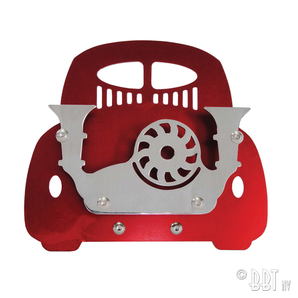 Visitenkartenhalter Typ 1, rot, Vintage Speed 