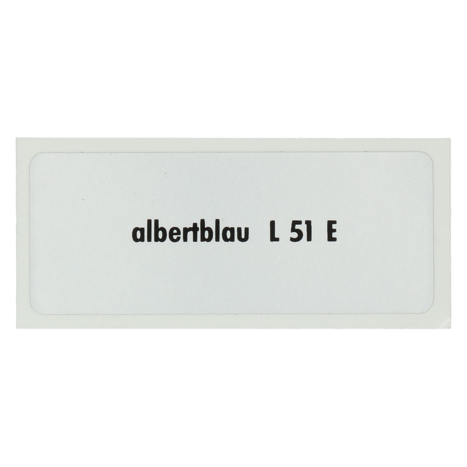 Sticker L 51 E, Albert blue 