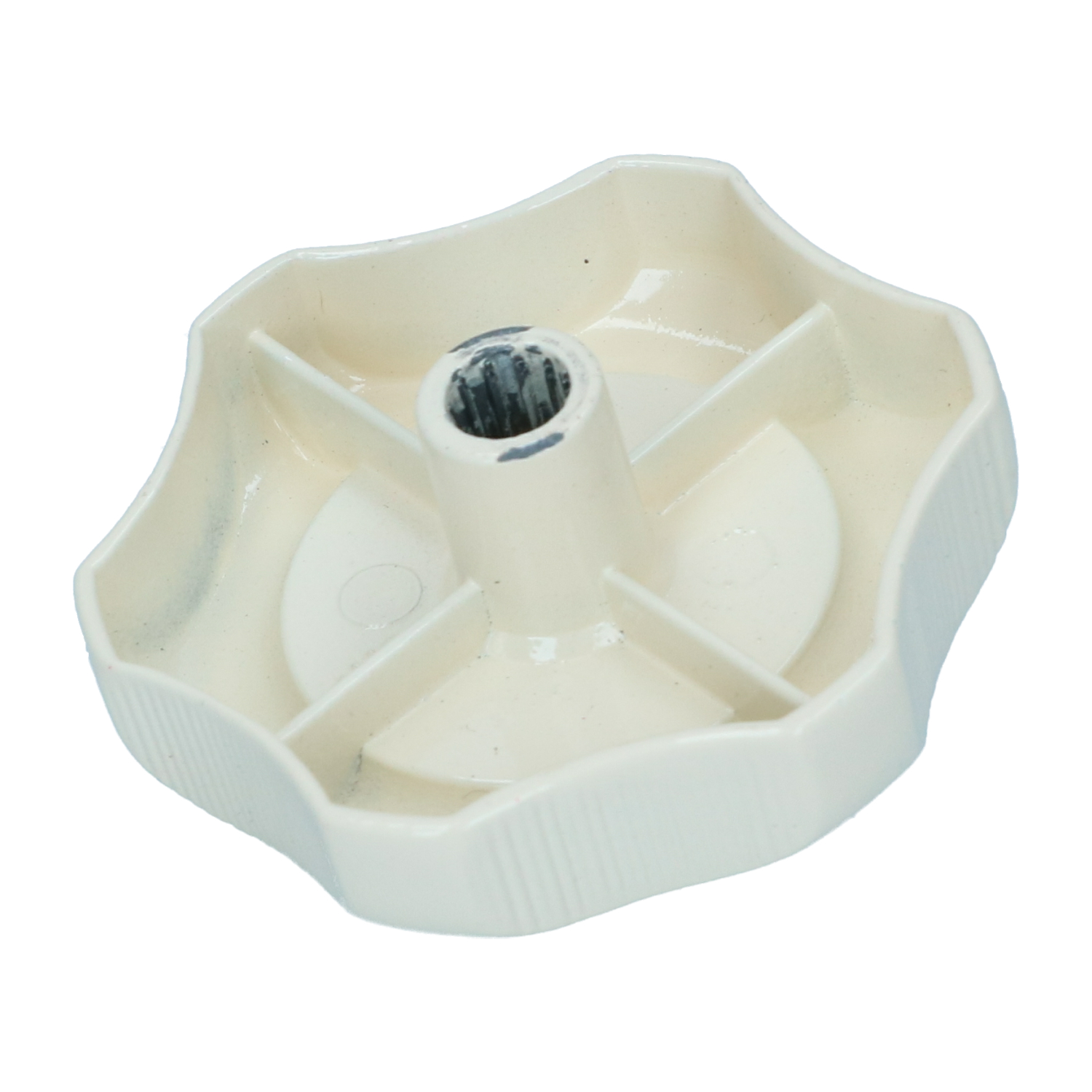 Westfalia louvre window knob (Ivory)Metal 231 845 901