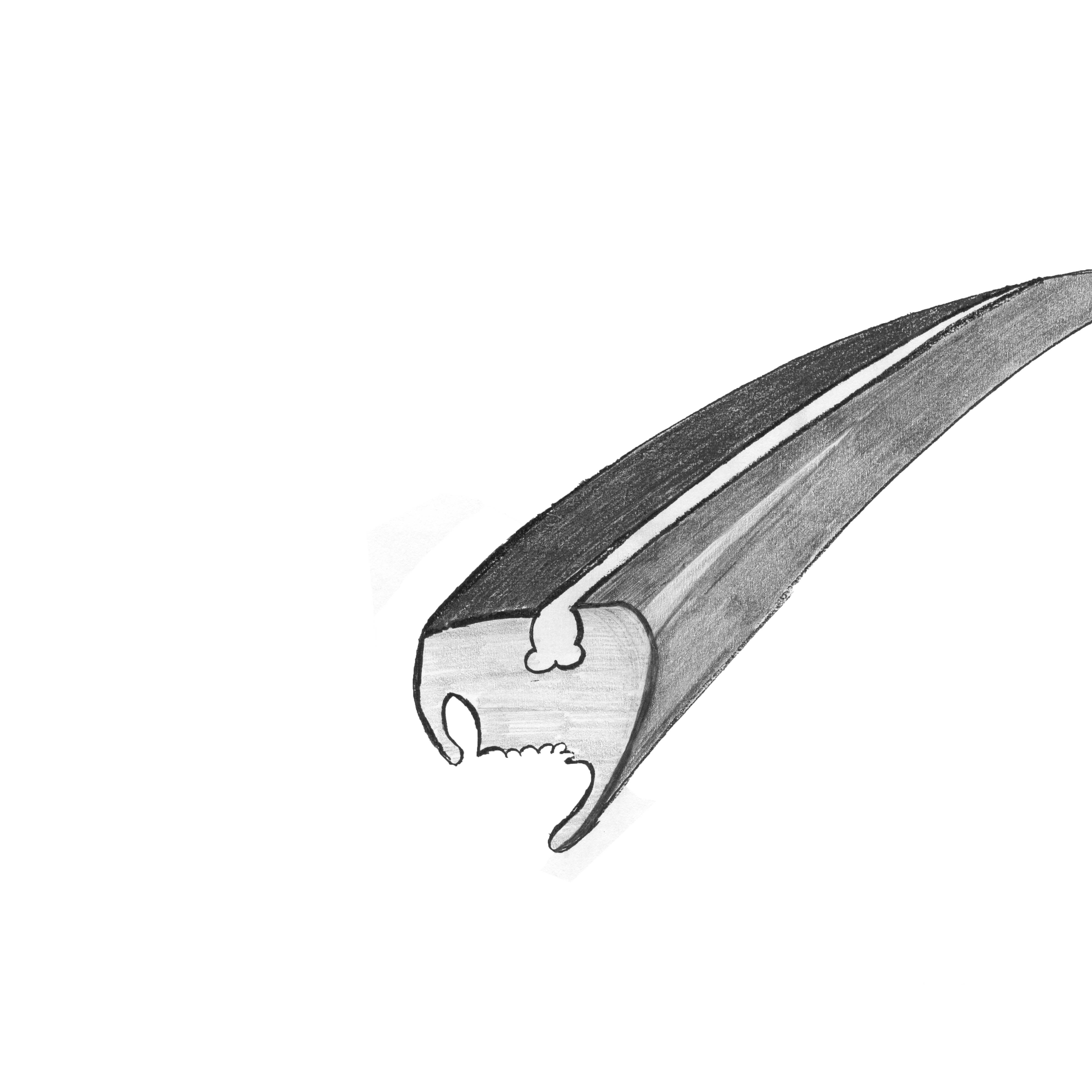 Joint pare brise, Cal-Look 151 845 121