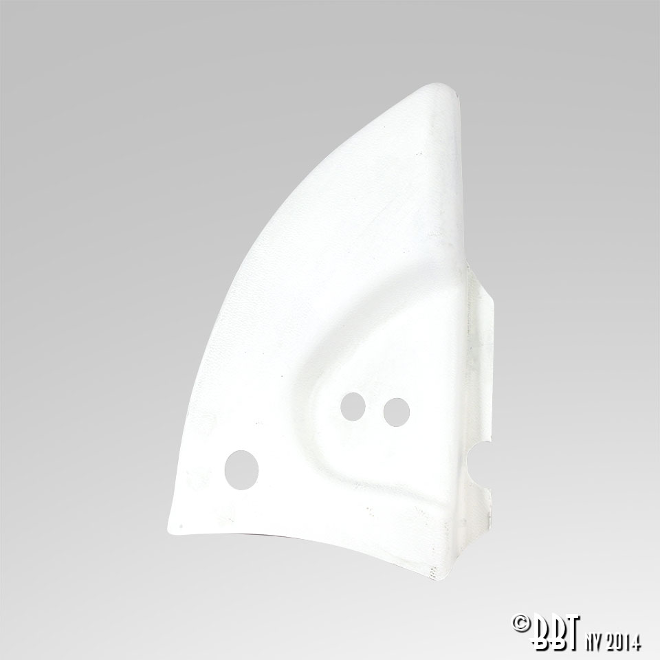 Couvre charnières, Cox Cabriolet, gauche, blanc 151 898 197 C/D