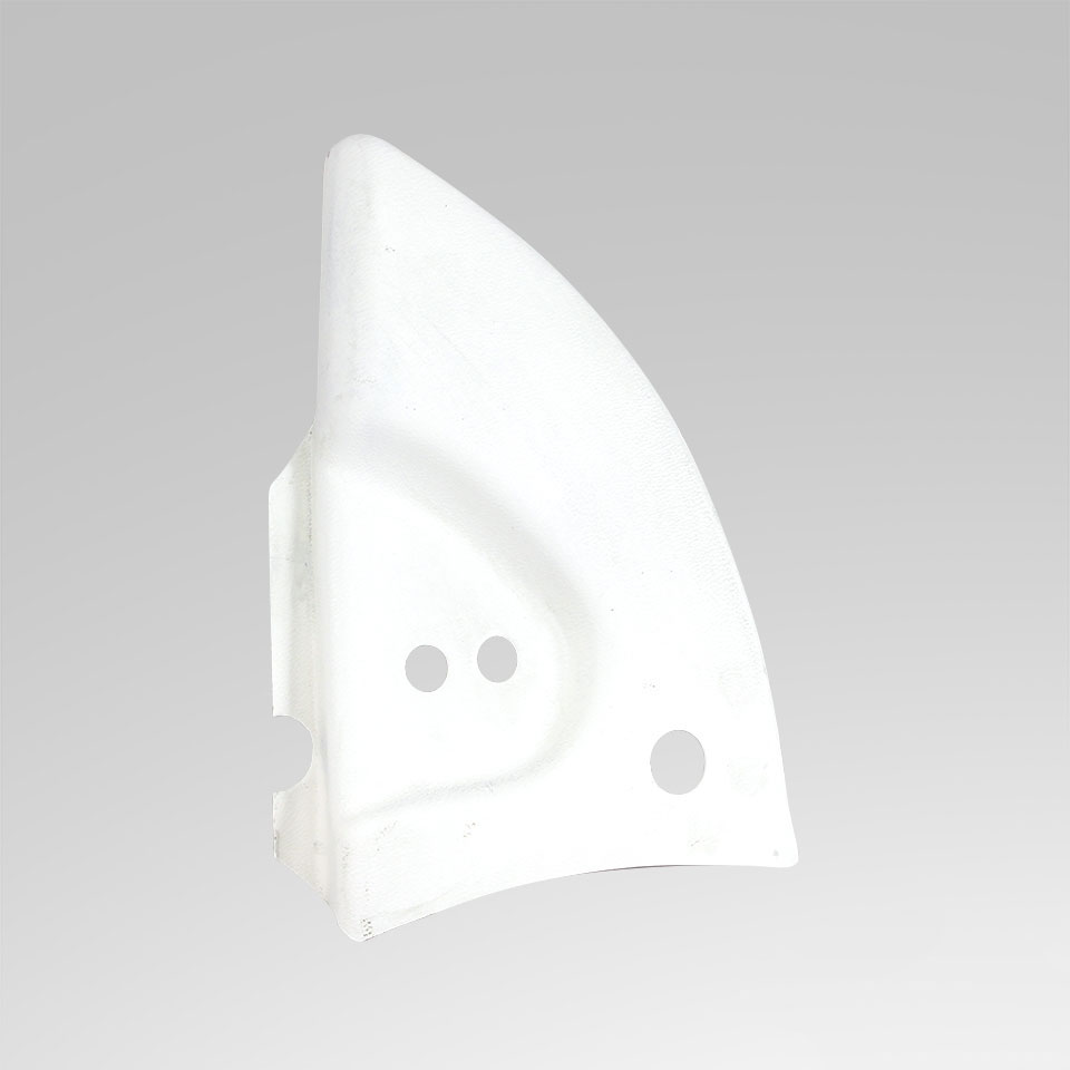 Scharnierabdeckung Verdeck Käfer Cabriolet, rechts, weiß 151 898 198 C/D