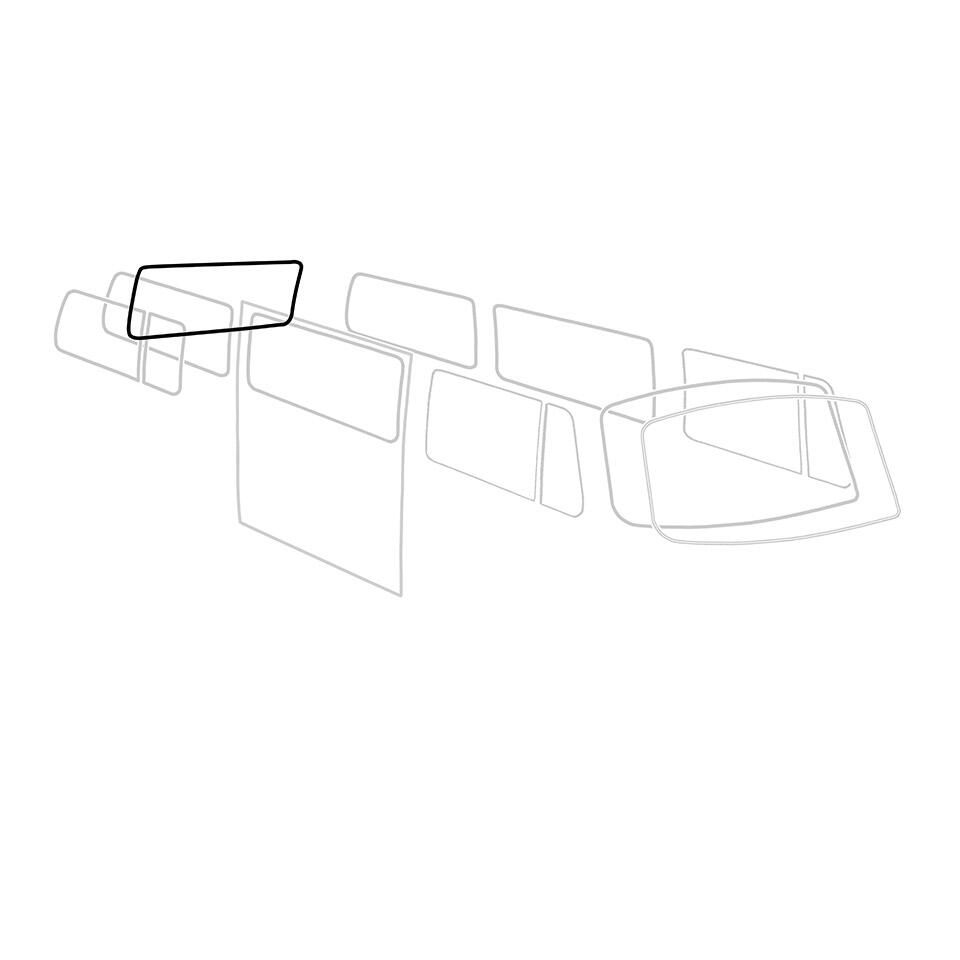 Rear window seal. German quality with preformed corners, each 211 845 521B