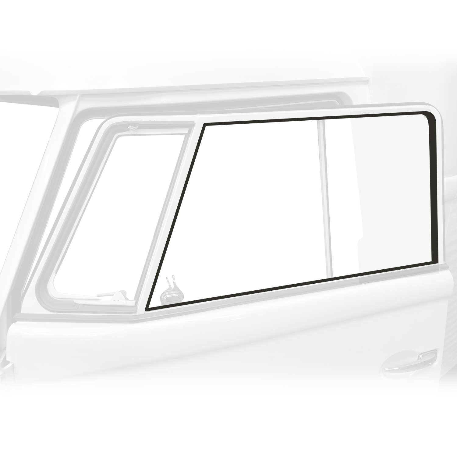 Felt channel set, 6 pieces/ 2 doors 211 898 380