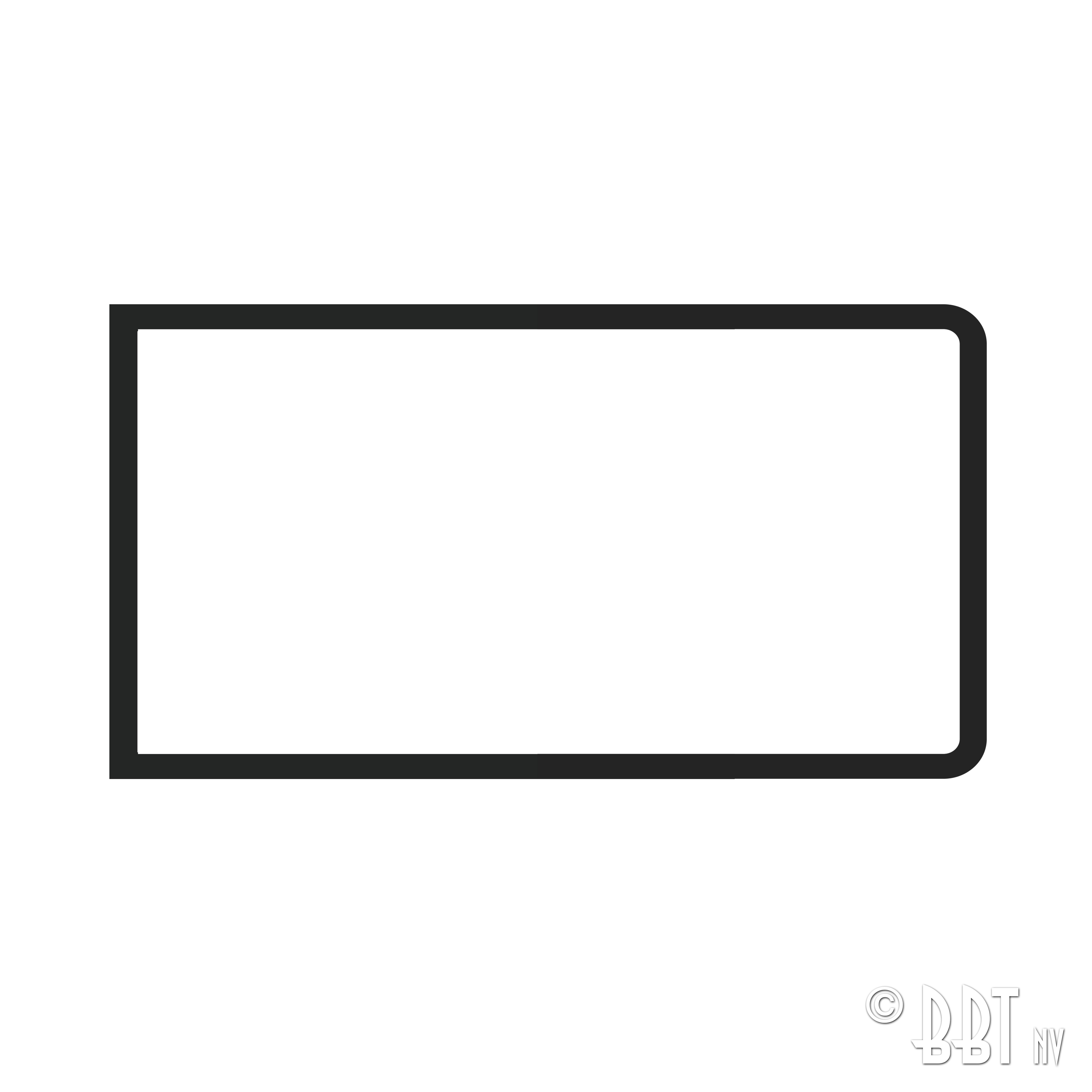 Joint fenêtre latérale au milieu avec déflecteur 'Deluxe' (moulure alu) 241 845 285B