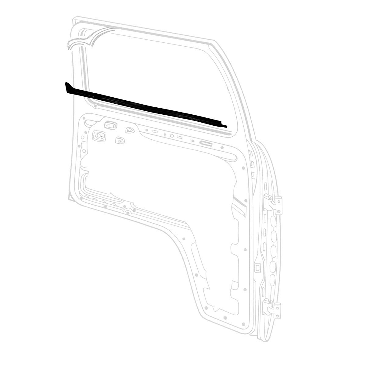 Raspador da janela, interior, esquerda, cada 211 837 475